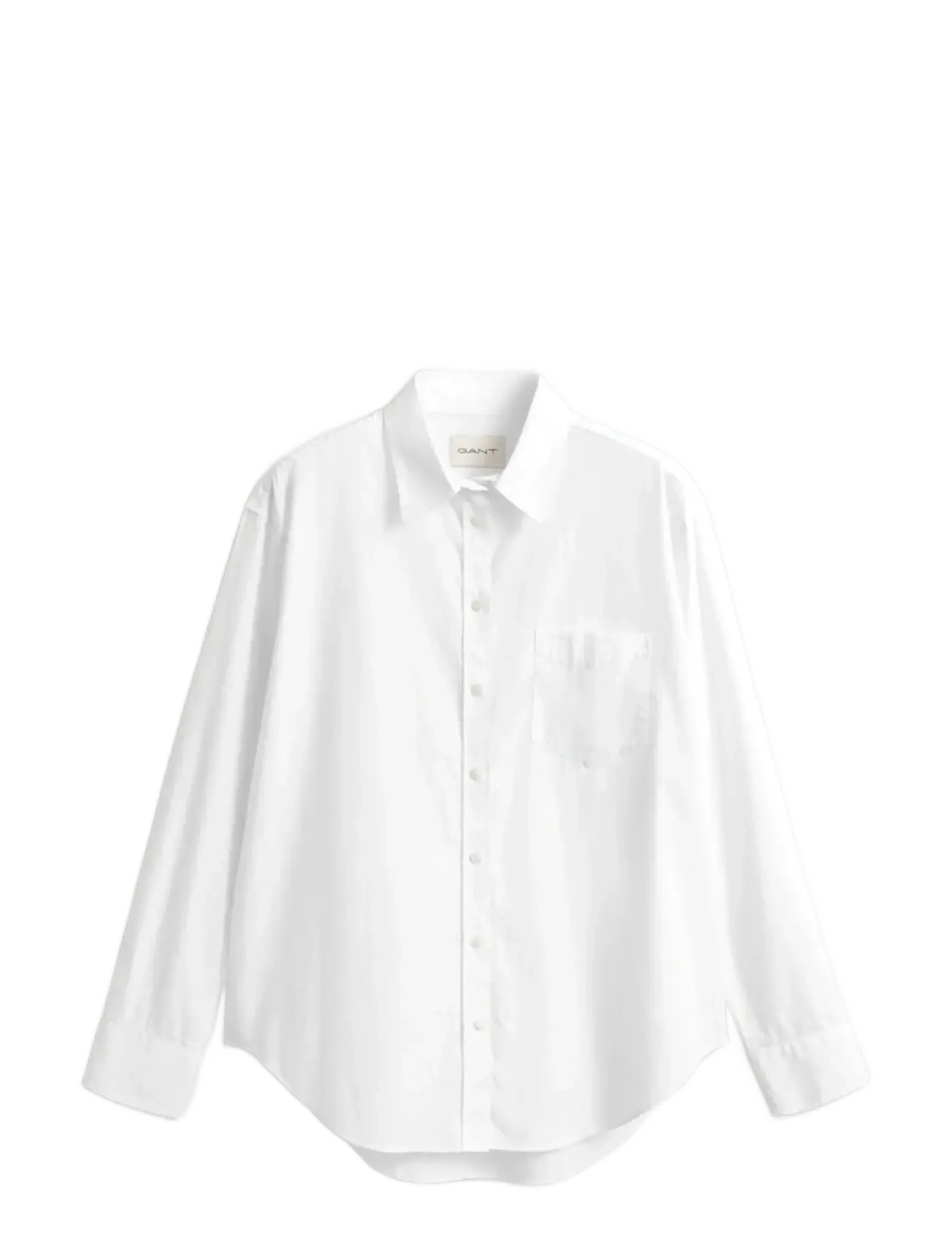 GANT Rel Klassisch Poplin Shirt Weiß - 38 - Damen