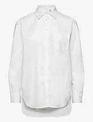 GANT - REL POPLIN SHIRT - långärmade skjortor - white - 0