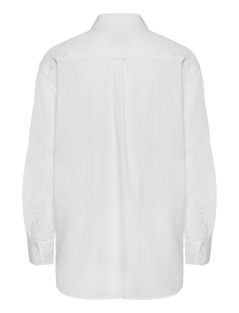 GANT - REL CLASSIC POPLIN SHIRT - langärmlige hemden - white - 2