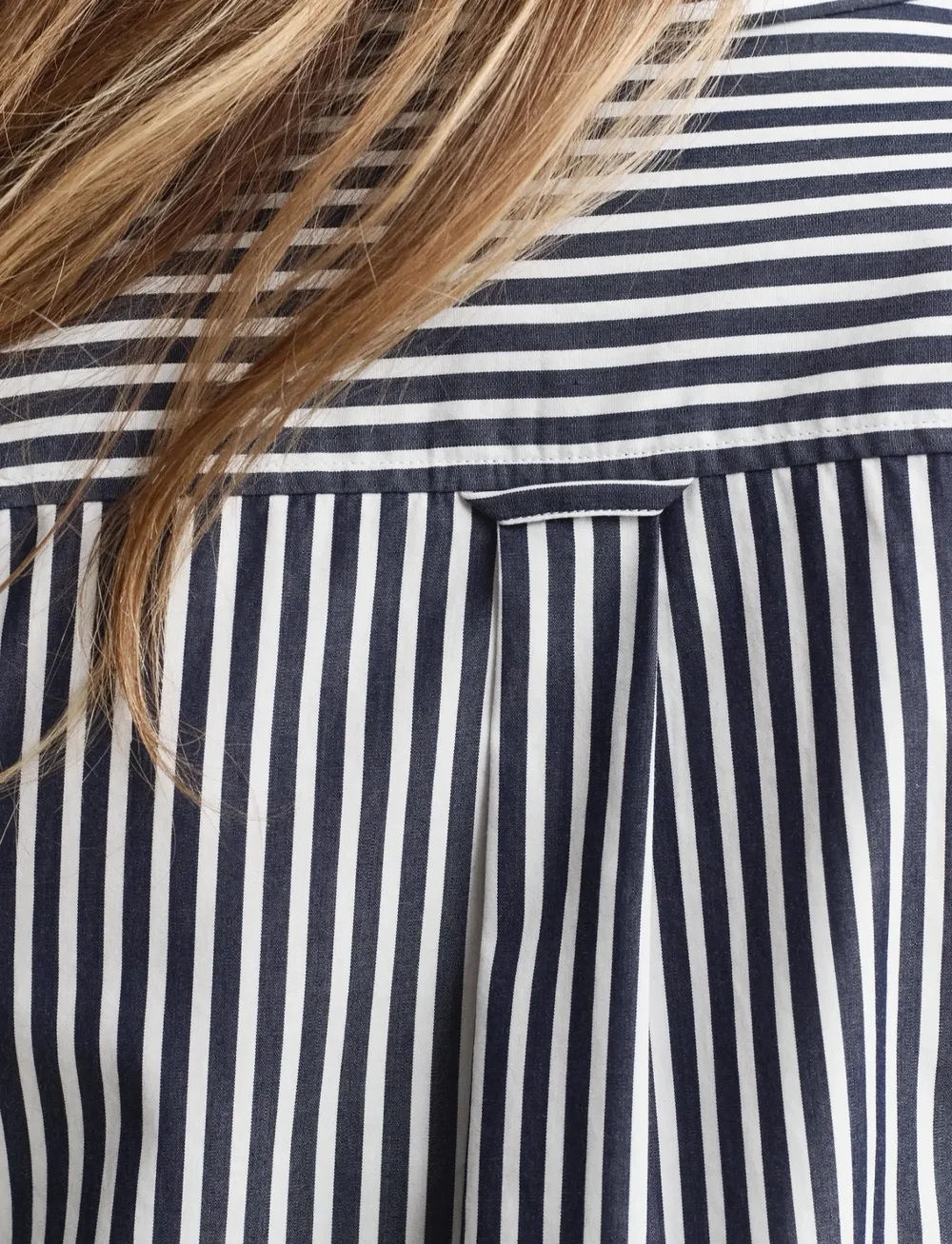 GANT - REG CLASSIC POPLIN STRIPED SHIRT - pikkade varrukatega särgid - classic blue - 4