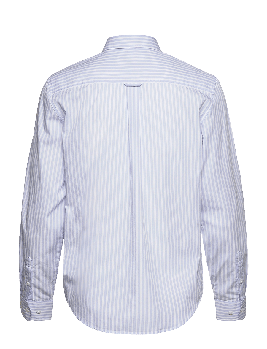 Gant - REG CLASSIC POPLIN STRIPED SHIRT - langärmlige hemden - light blue - 2