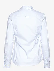 GANT - SLIM STRETCH OXFORD STRIPED SHIRT - koszule z długimi rękawami - light blue - 1