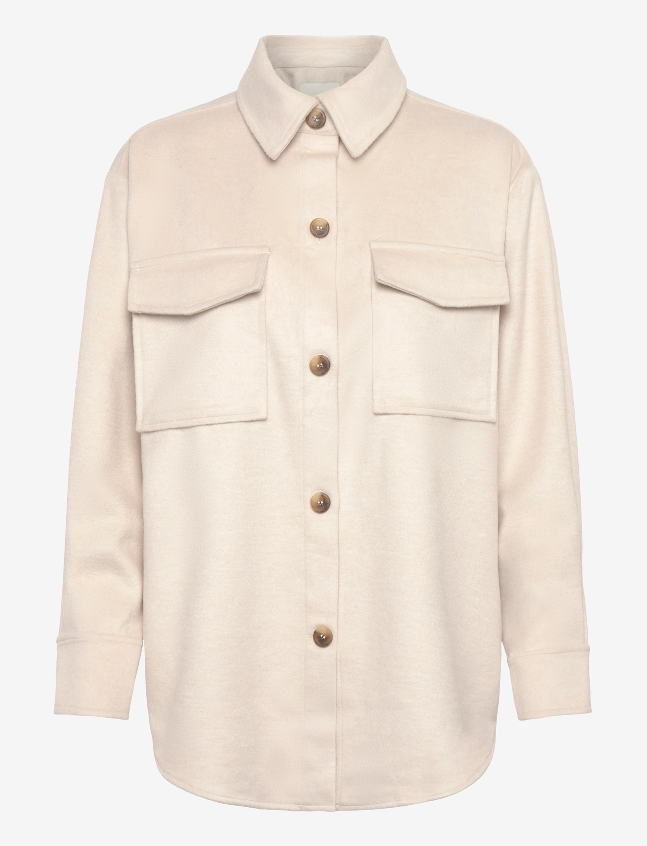 GANT - REL OVER SHIRT - mode trends - soft oat - 0