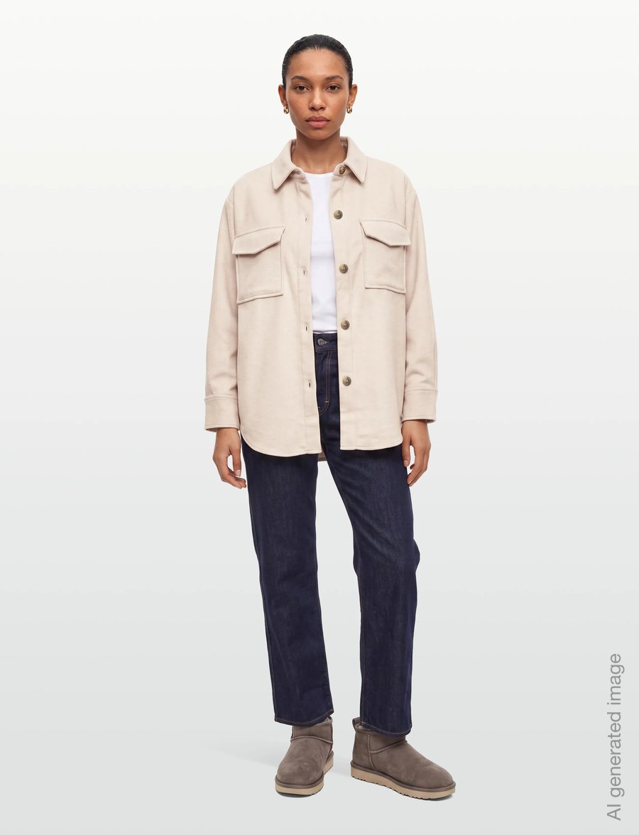 Gant - REL OVER SHIRT - overshirts - soft oat - 0