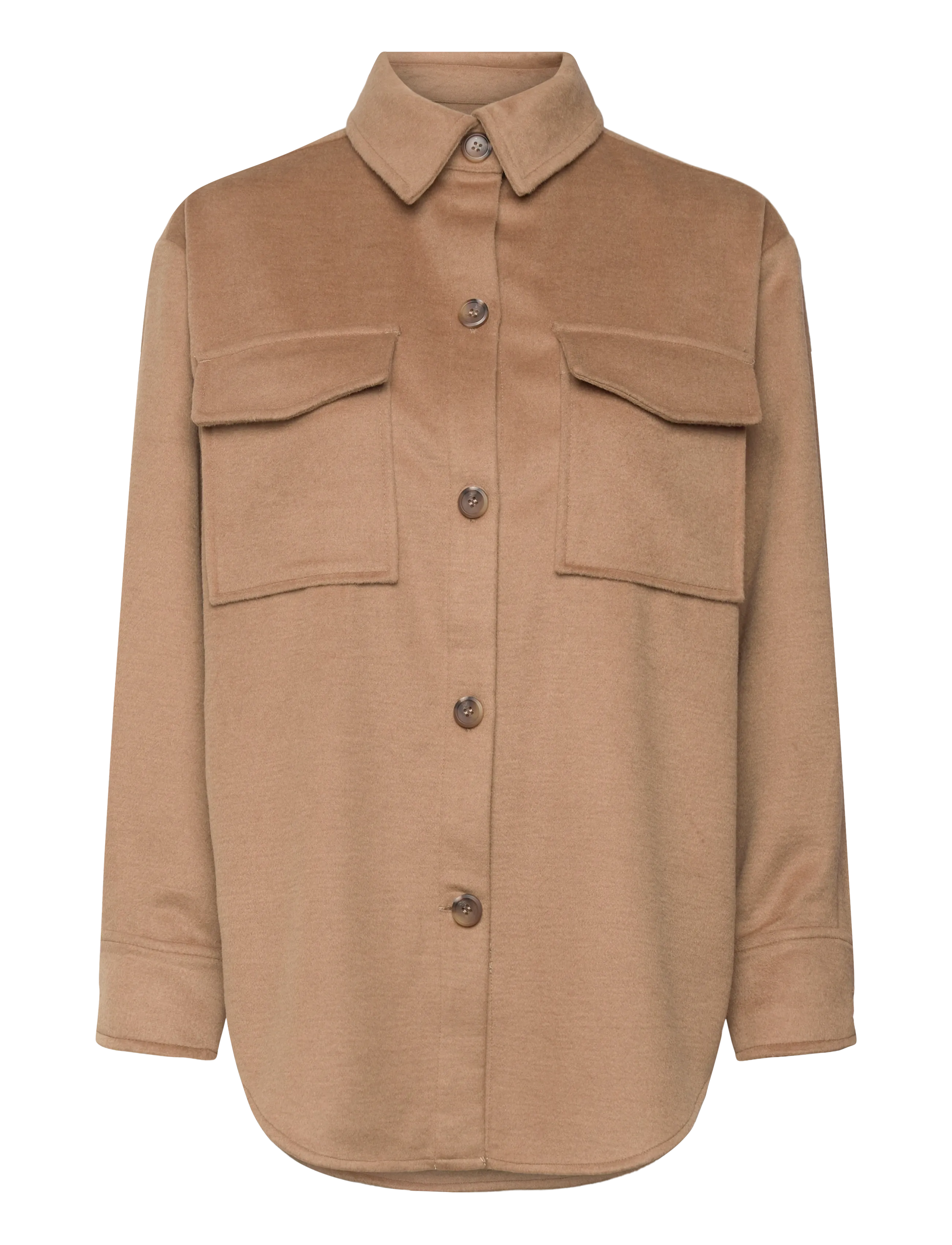 GANT Rel Over Shirt Beige - 34 - Damen