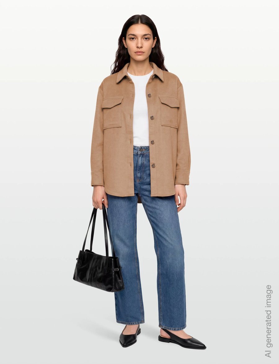 Gant - REL OVER SHIRT - pealissärgid - warm khaki - 0