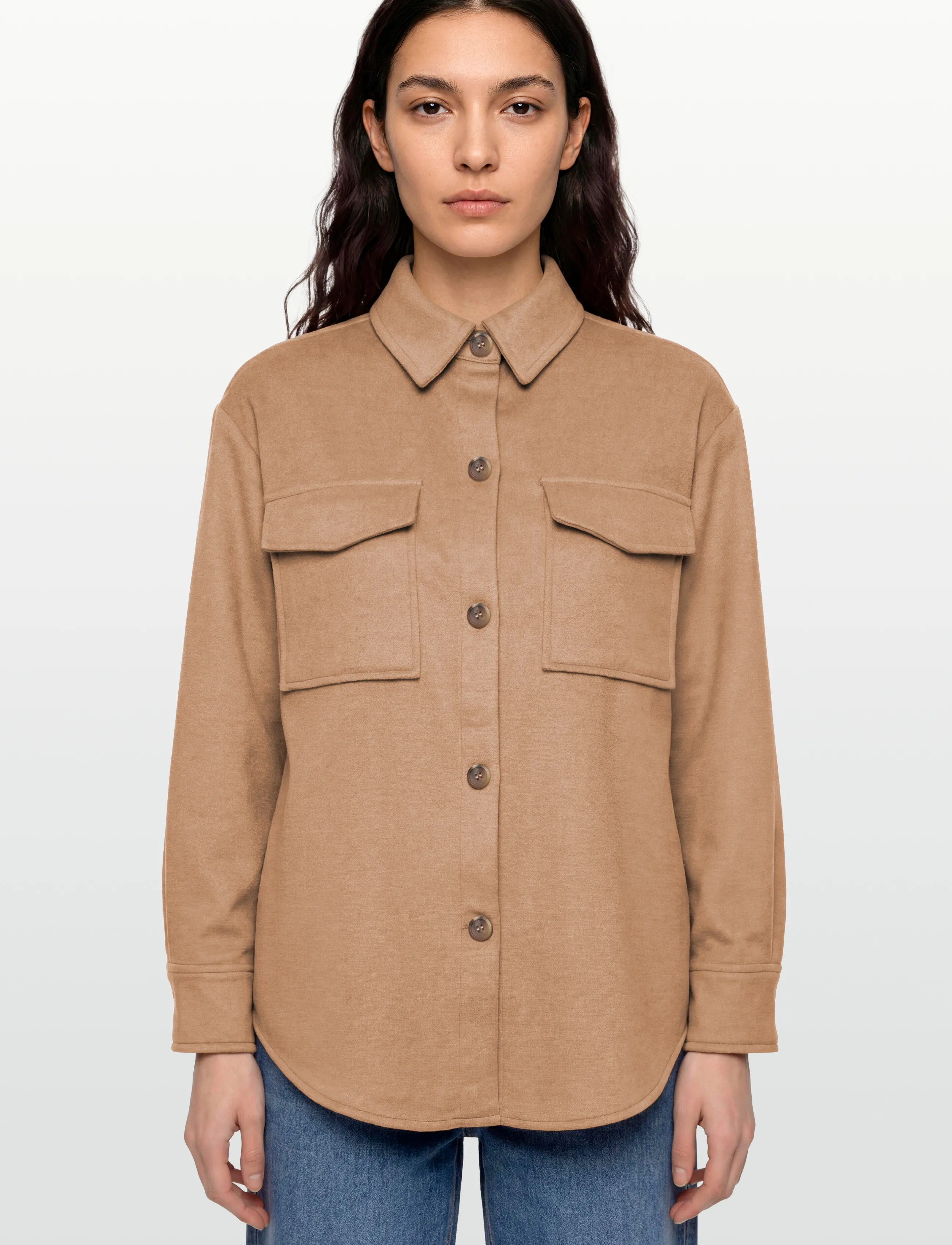 Gant - REL OVER SHIRT - kvinder - warm khaki - 3