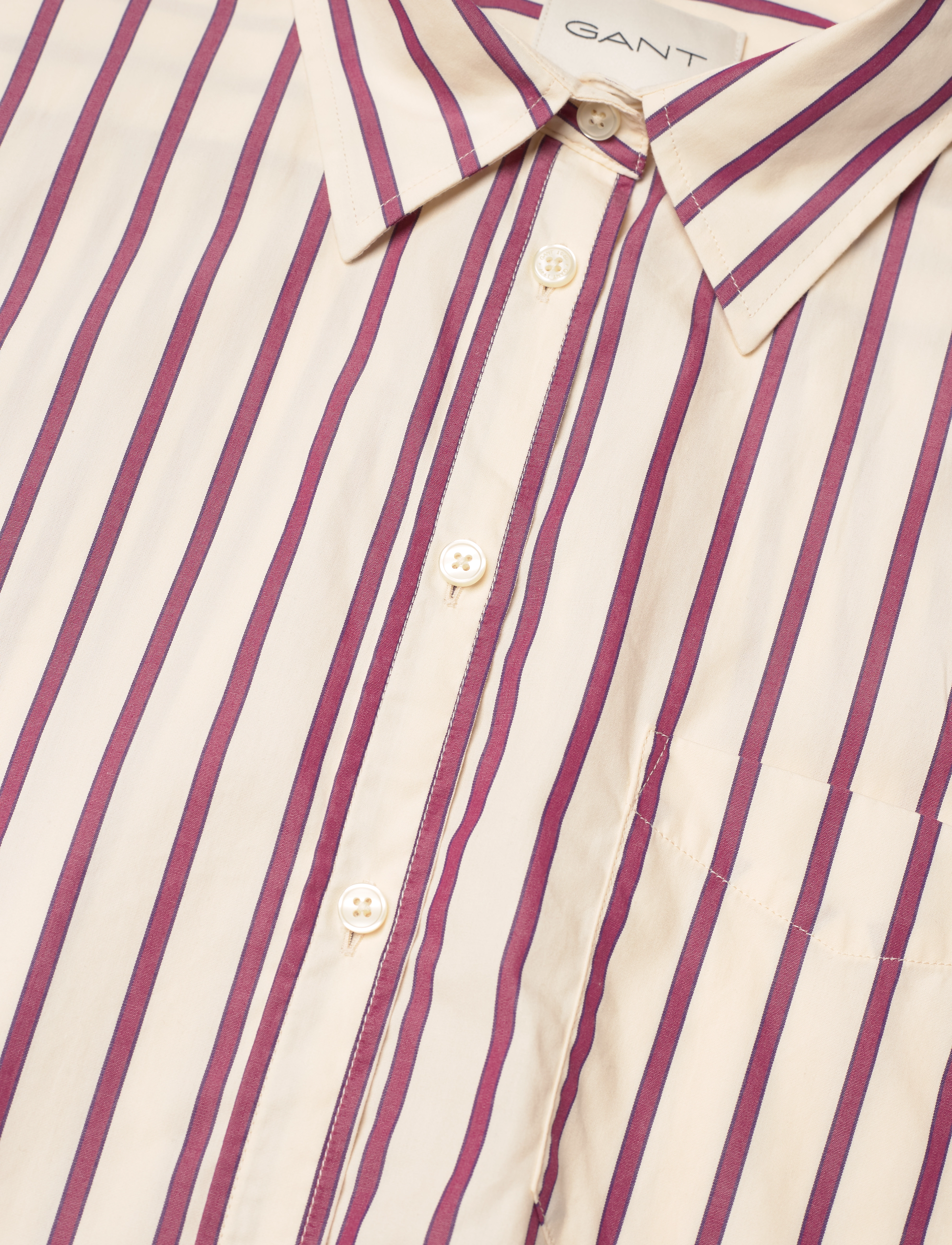 Gant - REL CLASSIC POPLIN STRIPED SHIRT - langärmlige hemden - beautyberry purple - 2