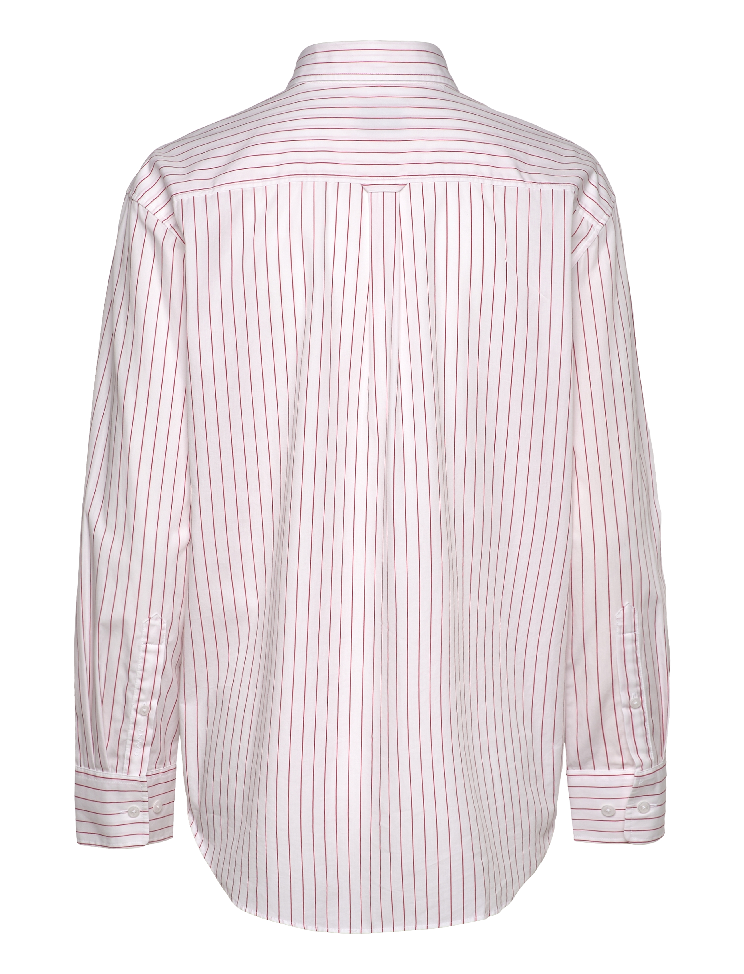 Gant - REL CLASSIC POPLIN STRIPED SHIRT - langærmede skjorter - bright red - 2