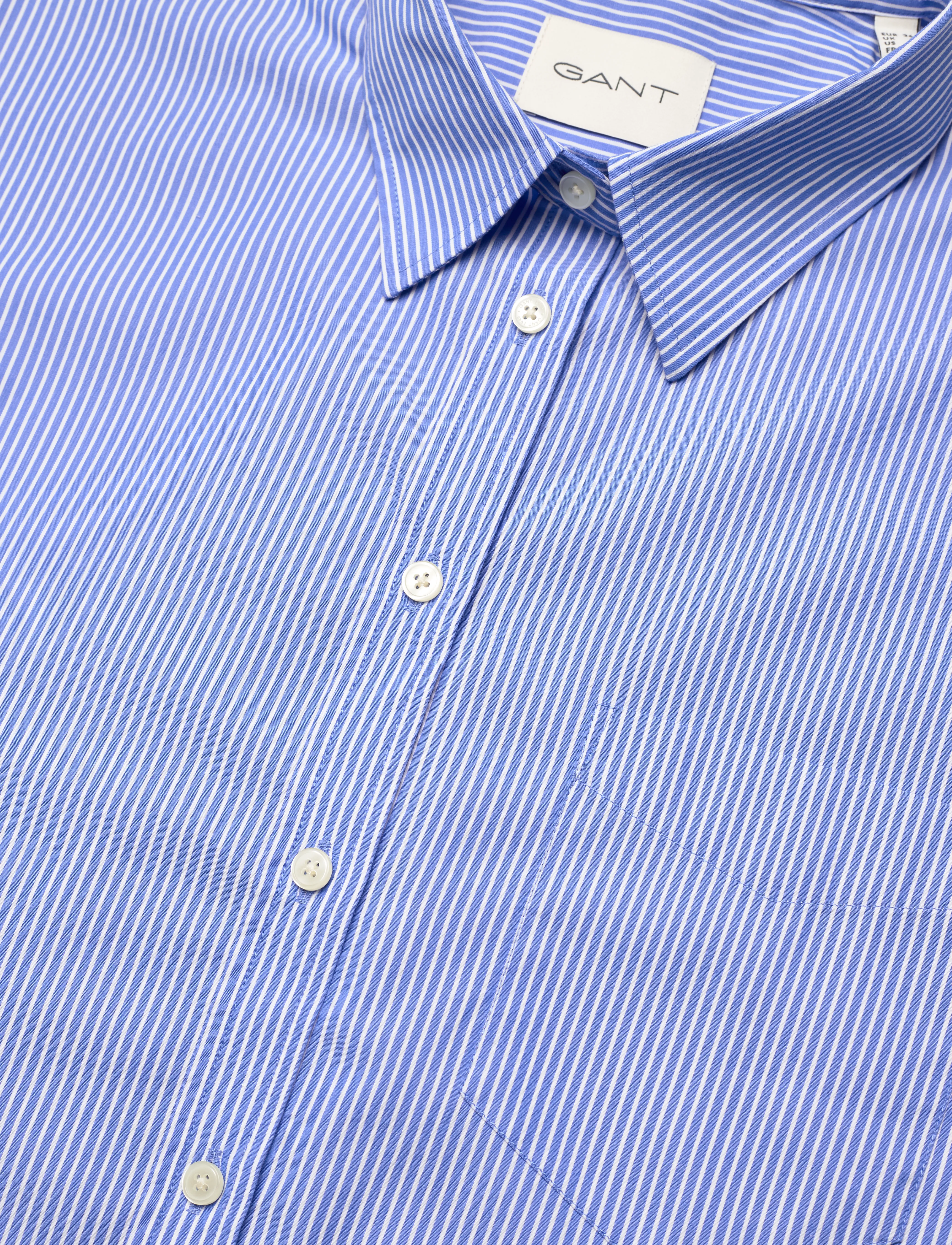 Gant - REL CLASSIC POPLIN STRIPED SHIRT - pikkade varrukatega särgid - clear sky - 5