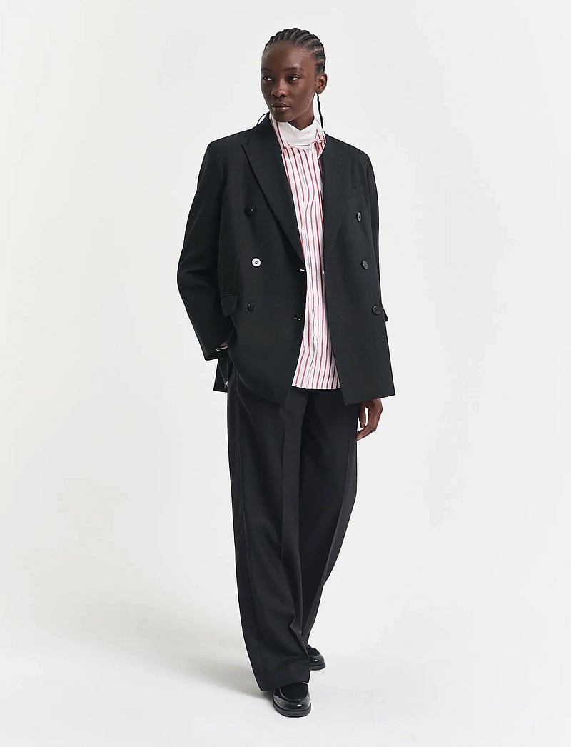 GANT - REL CLASSIC POPLIN STRIPED SHIRT - long-sleeved shirts - modern rust - 3