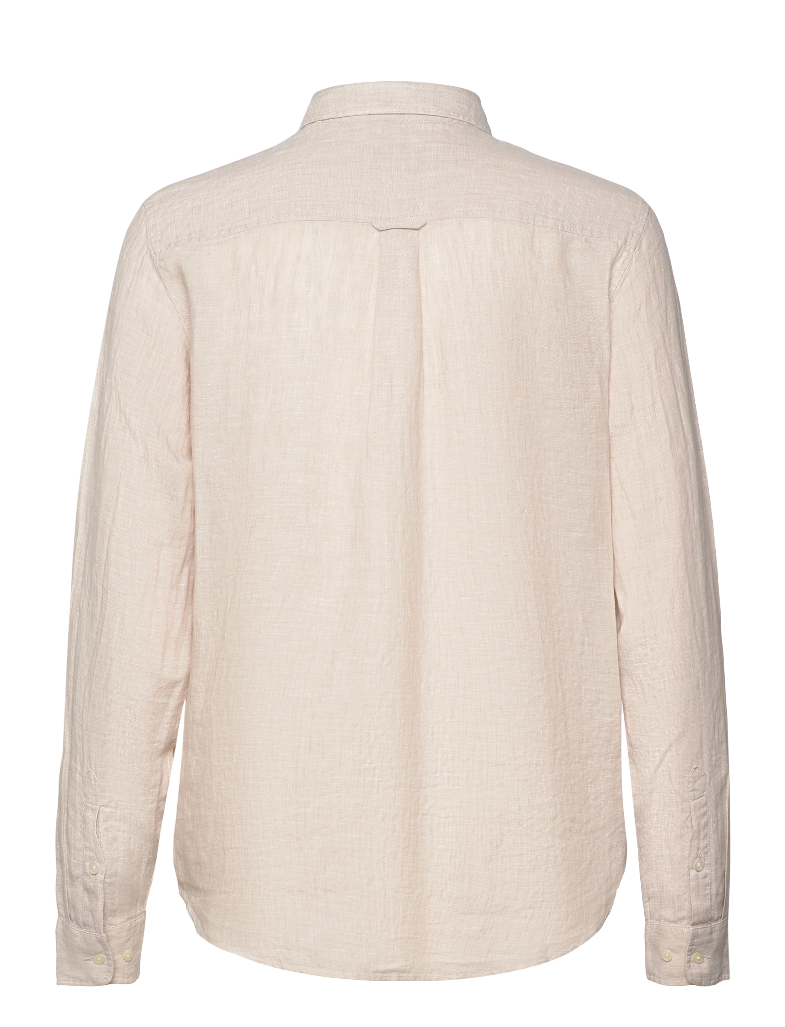 GANT - REG LINEN CHAMBRAY SHIRT - dry sand - 1