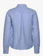 GANT - REG LINEN CHAMBRAY SHIRT - koszule lniane - gentle blue - 1