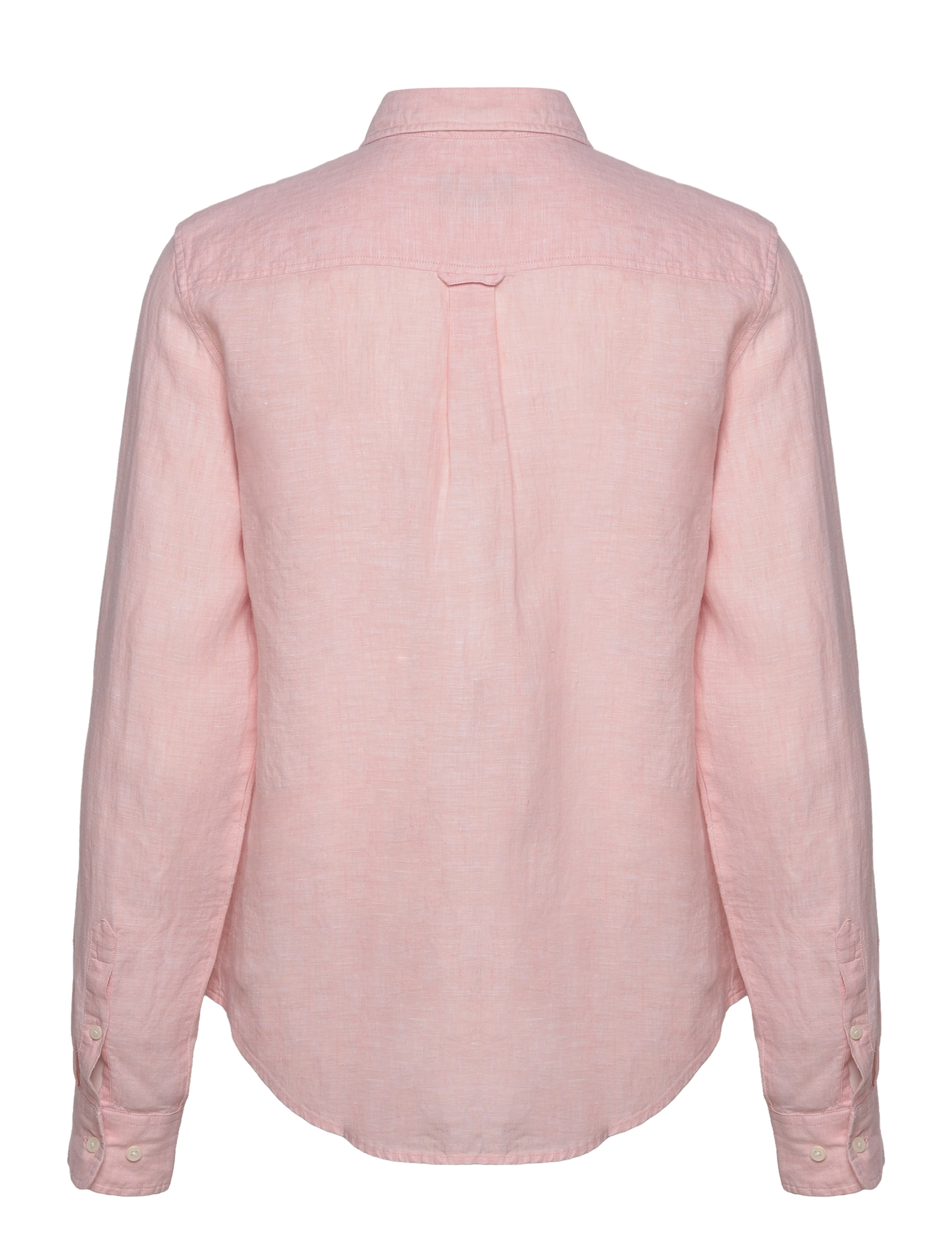 GANT - REG LINEN CHAMBRAY SHIRT - guava orange - 1