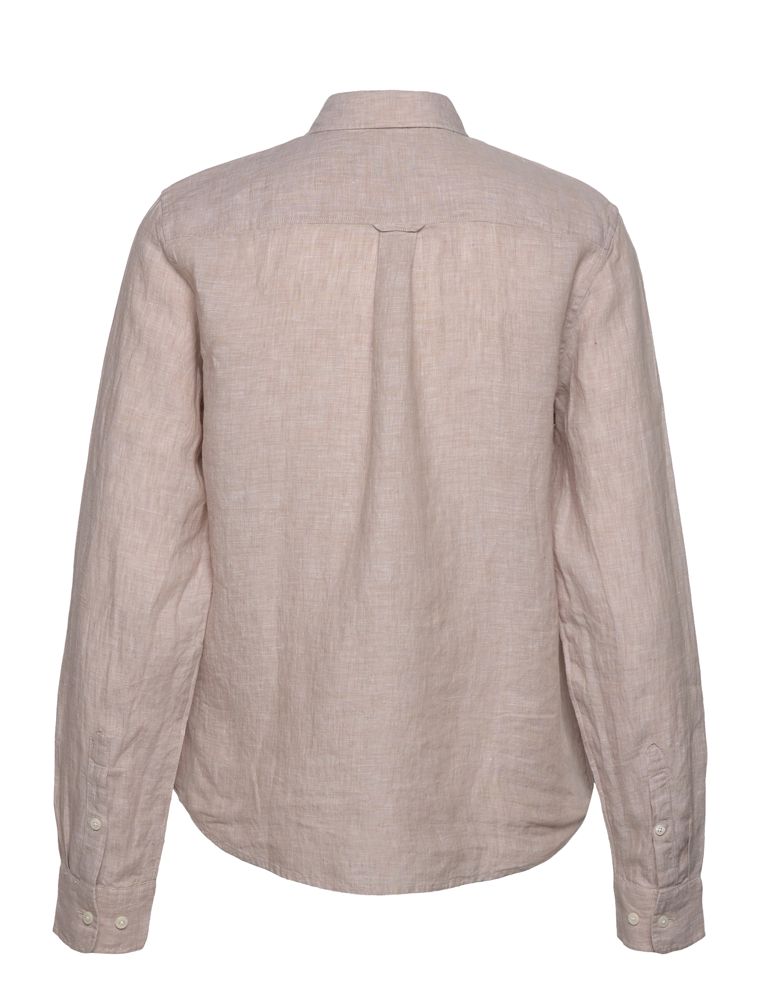 GANT - REG LINEN CHAMBRAY SHIRT - horn beige - 1