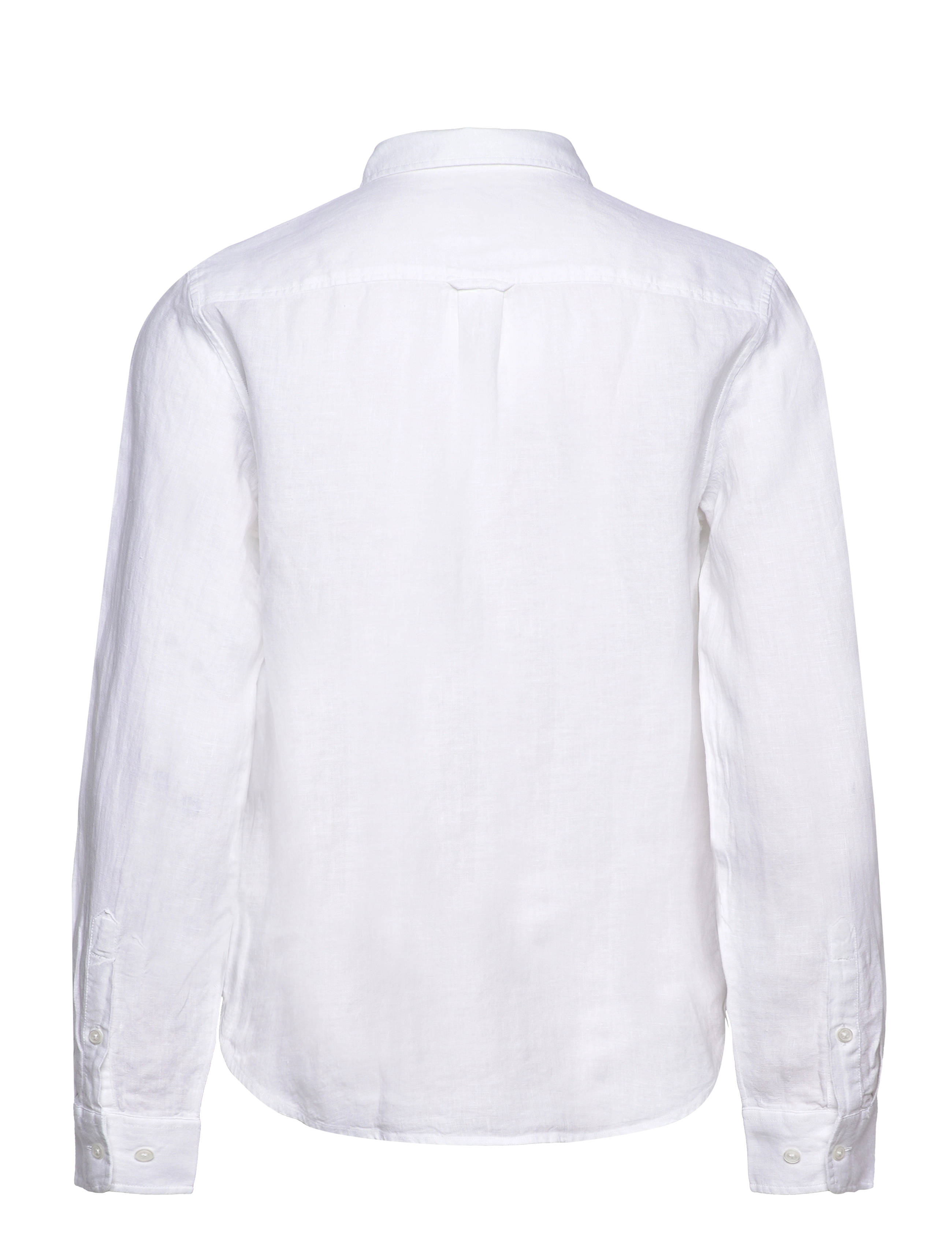 GANT - REG LINEN CHAMBRAY SHIRT - white - 1