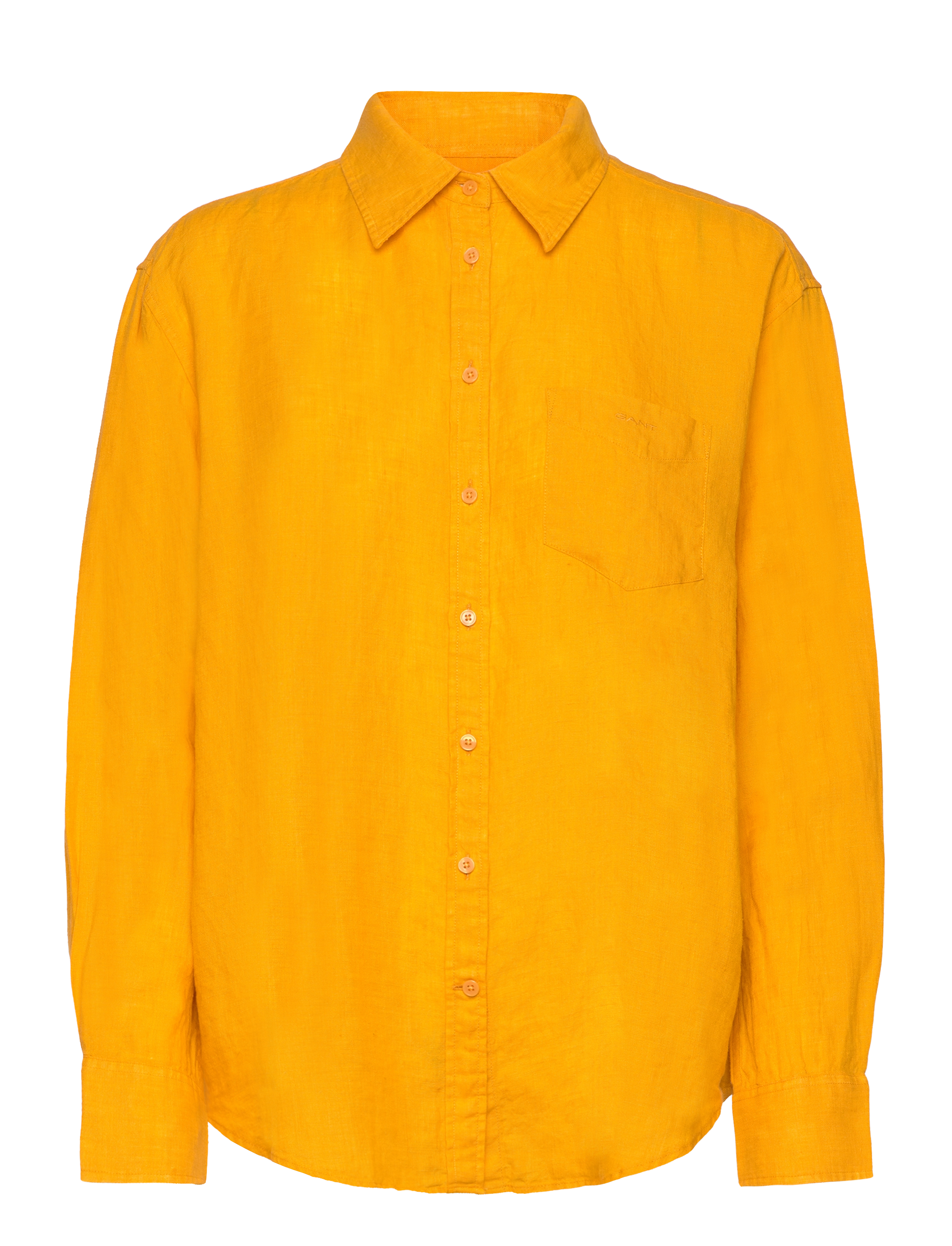 GANT - REL LINEN SHIRT - medal yellow - 1
