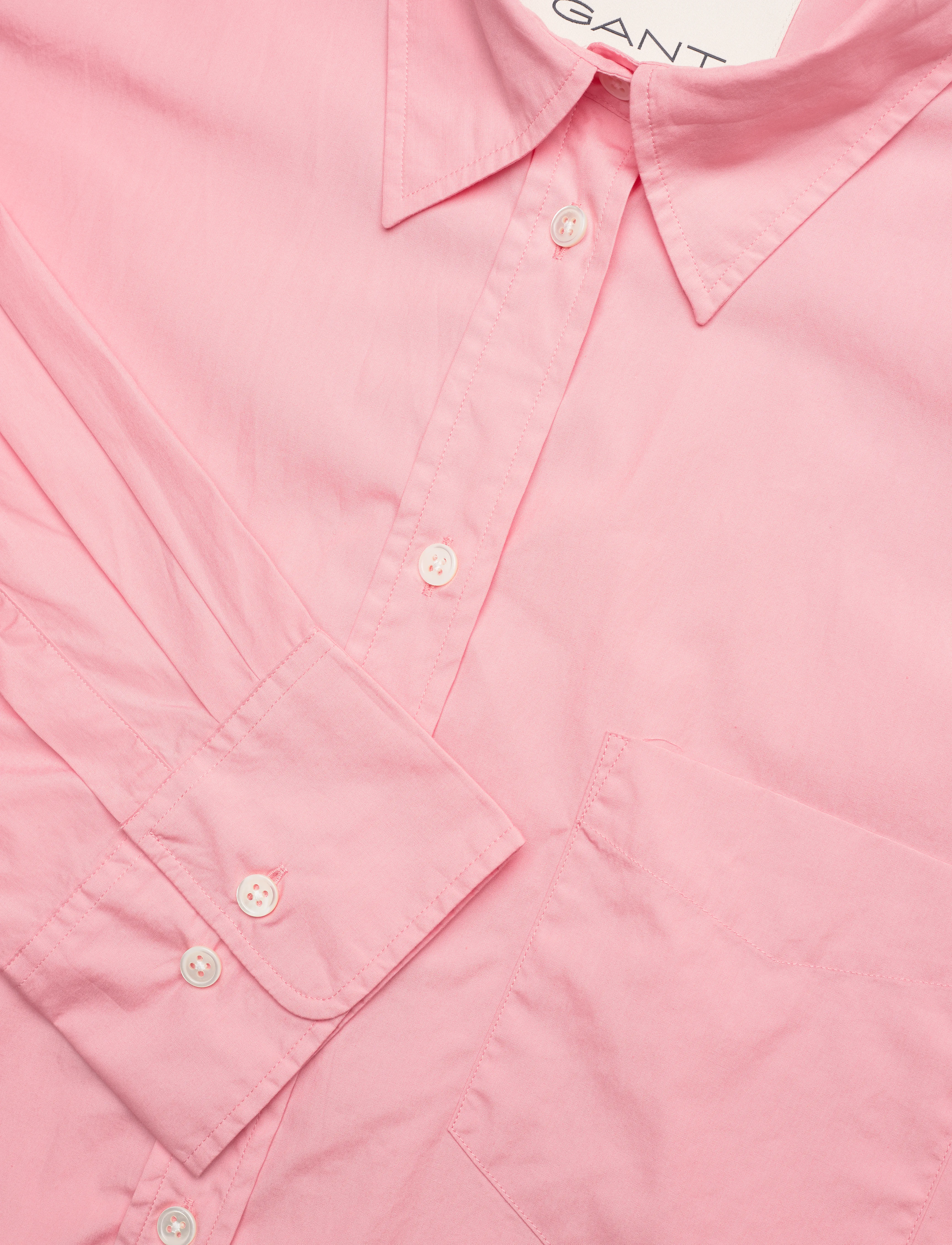 GANT - OS POPLIN SHIRT - bubbelgum pink - 2