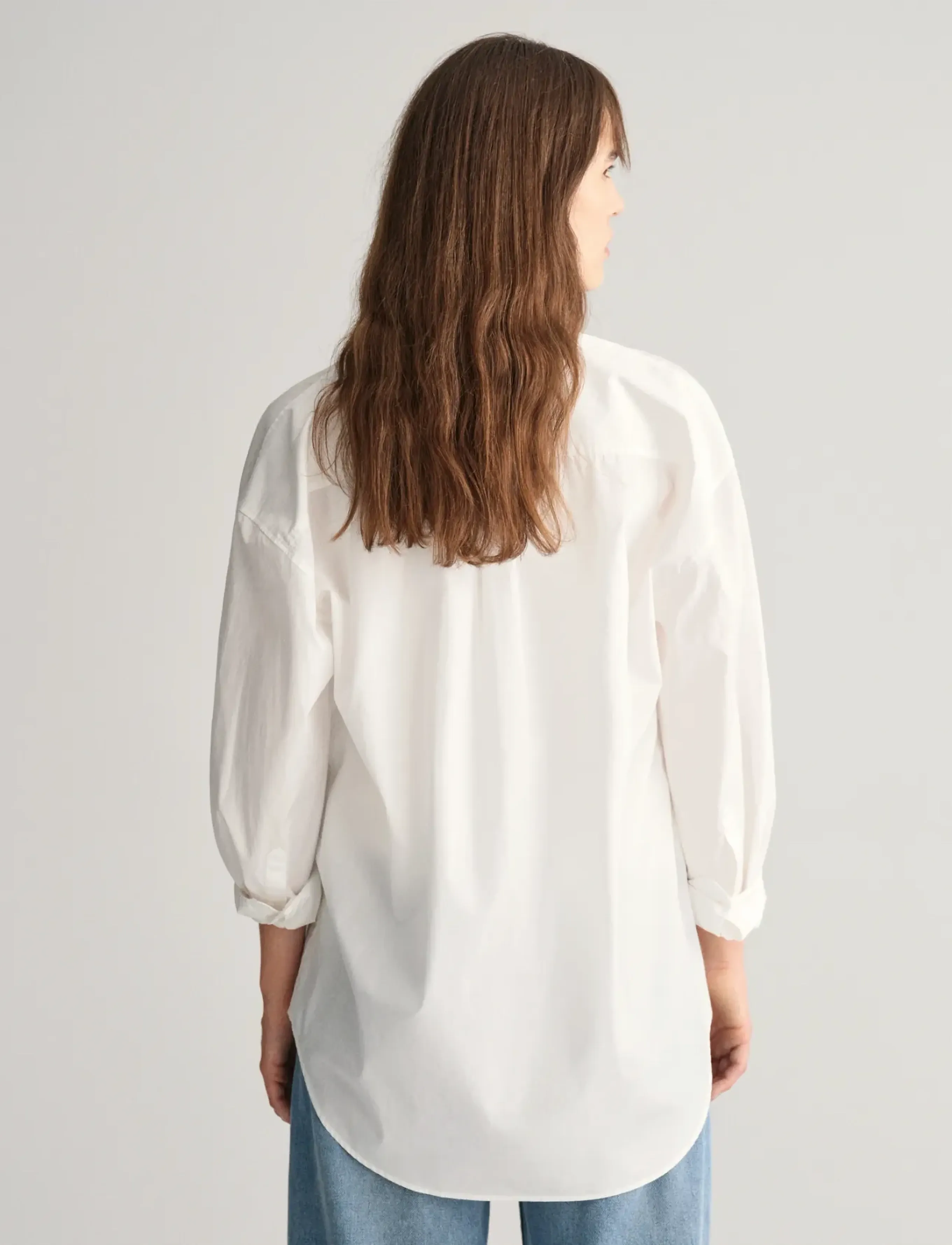 GANT - OS POPLIN SHIRT - white - 3