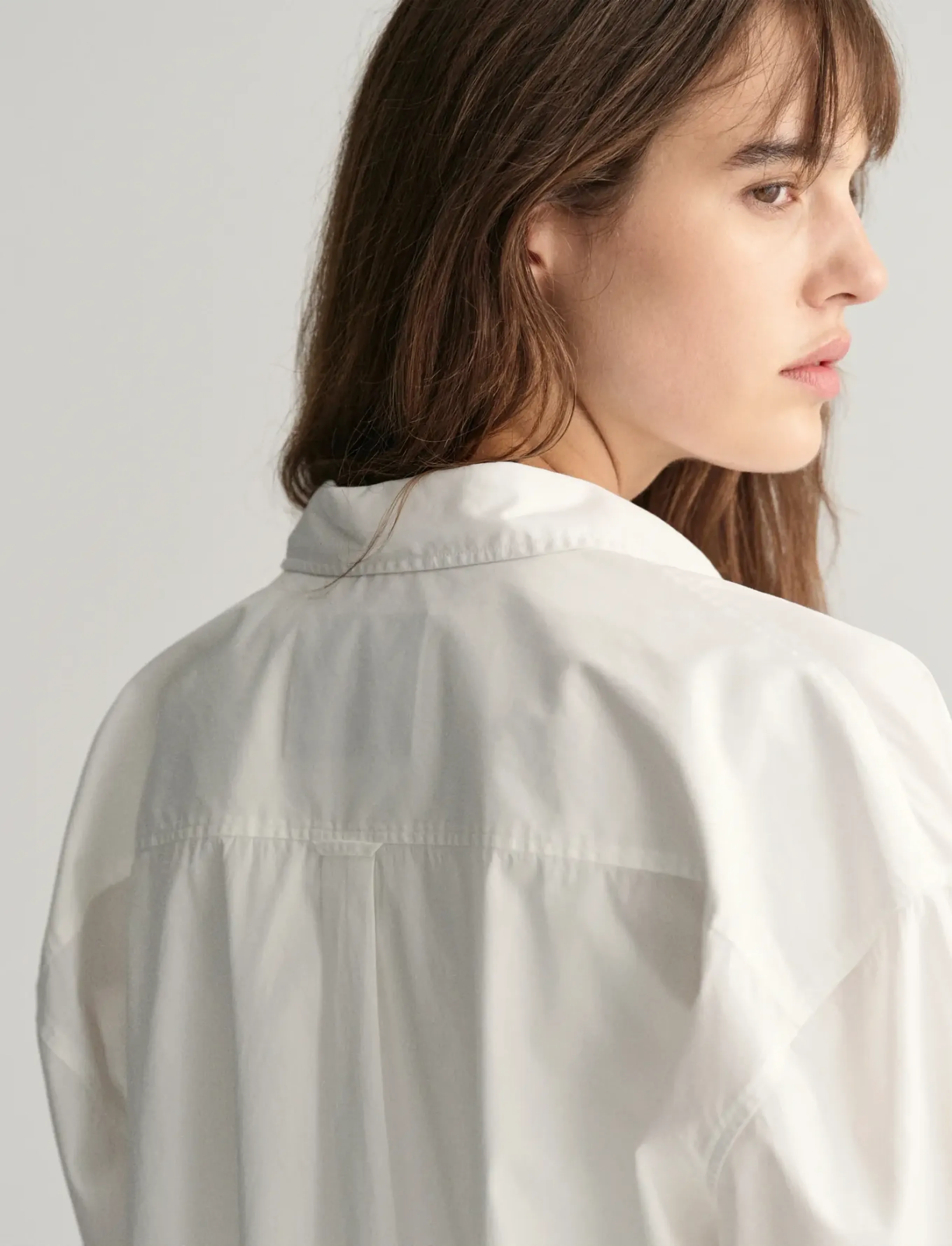 GANT - OS POPLIN SHIRT - white - 4