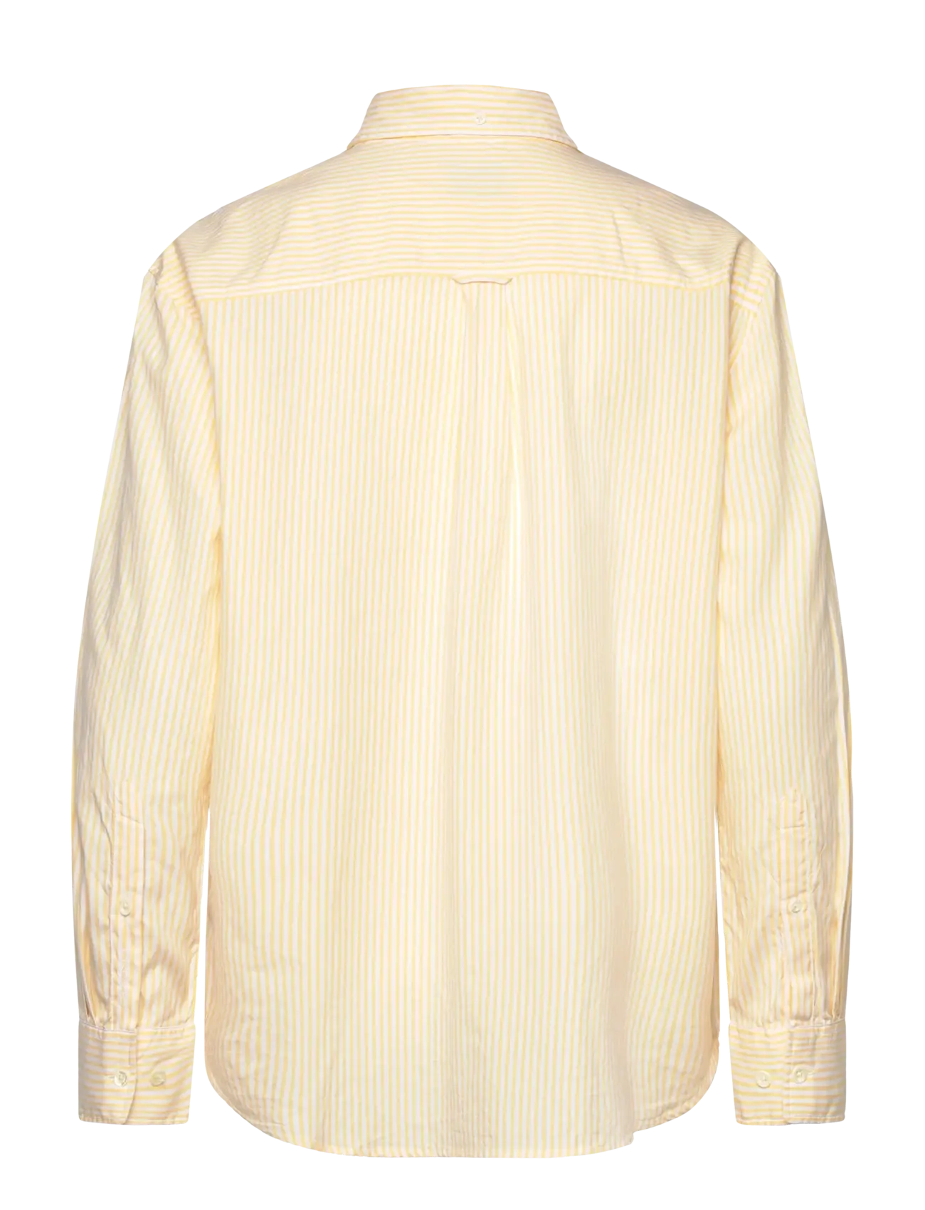 Gant - REL LUXURY OXFORD STRIPED BD SHIRT - langärmlige hemden - dusty light yellow - 2