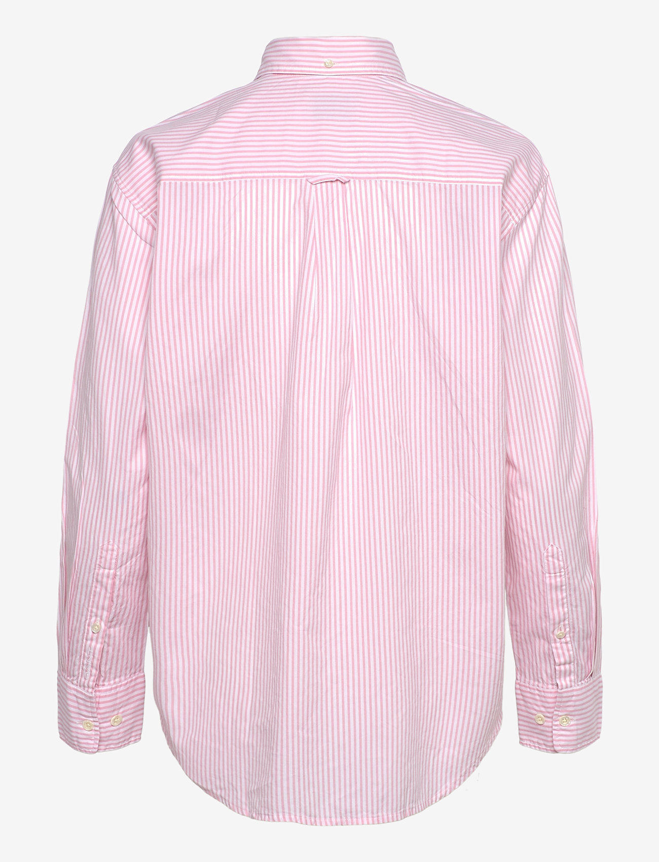 GANT - REL LUXURY OXFORD STRIPE BD SHIRT - långärmade skjortor - geranium pink - 2