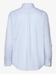 GANT - REL LUXURY OXFORD STRIPE BD SHIRT - långärmade skjortor - muted blue - 1