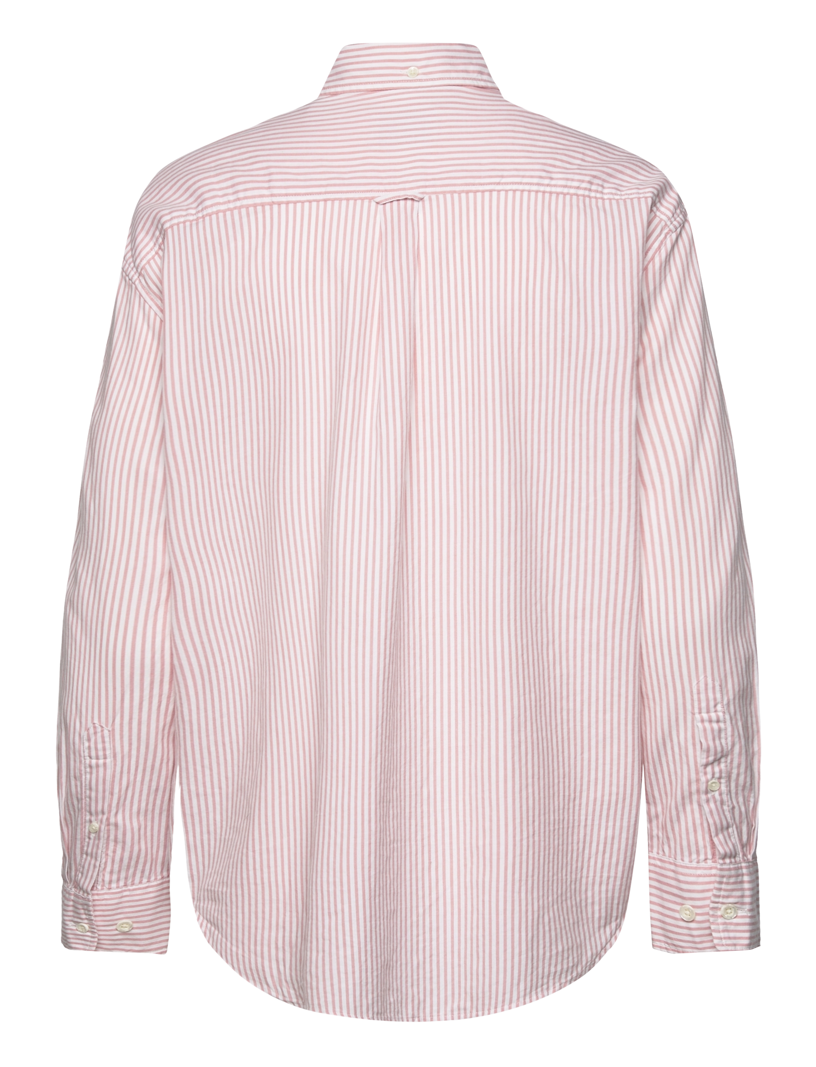 Gant - REL LUXURY OXFORD STRIPED BD SHIRT - marškiniai ilgomis rankovėmis - peachy pink - 1