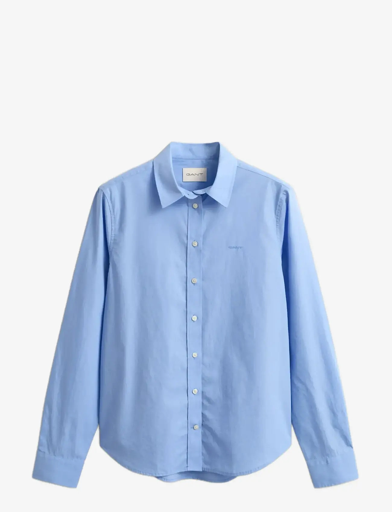 GANT - REG CLASSIC POPLIN SHIRT - long-sleeved shirts - hydrangea blue - 1
