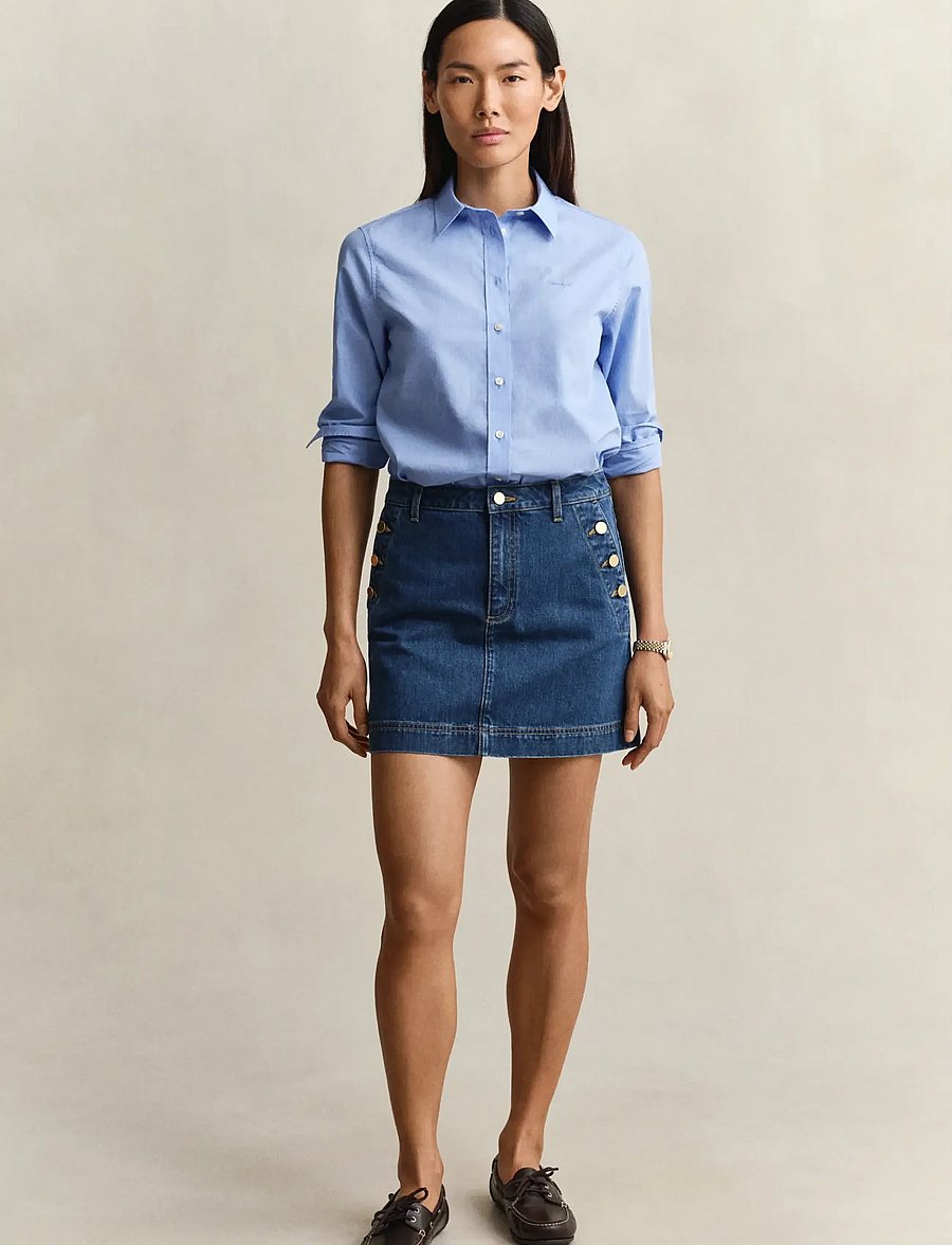 Gant - REG CLASSIC POPLIN SHIRT - pikkade varrukatega särgid - hydrangea blue - 4
