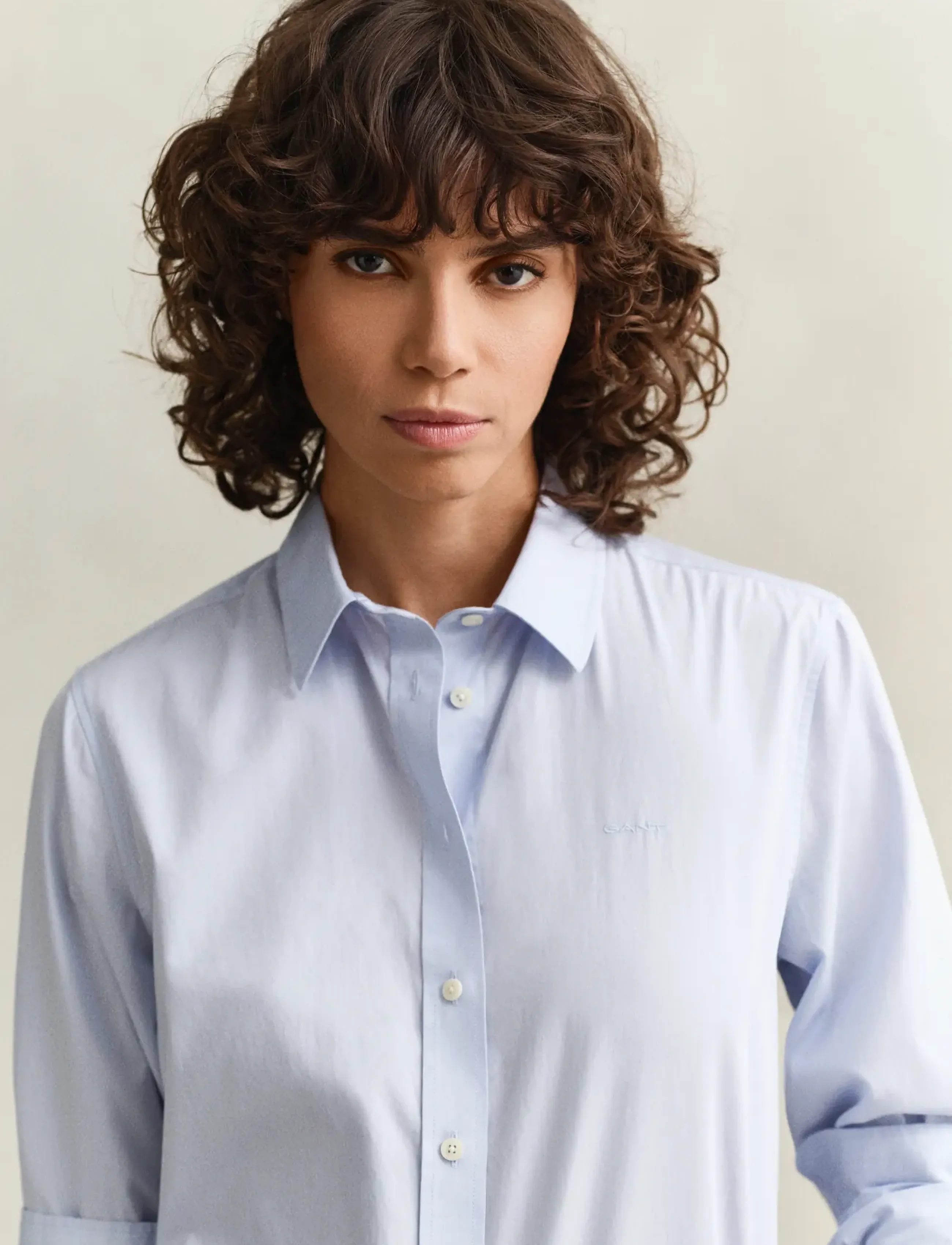 Gant - REG CLASSIC POPLIN SHIRT - långärmade skjortor - light blue - 3