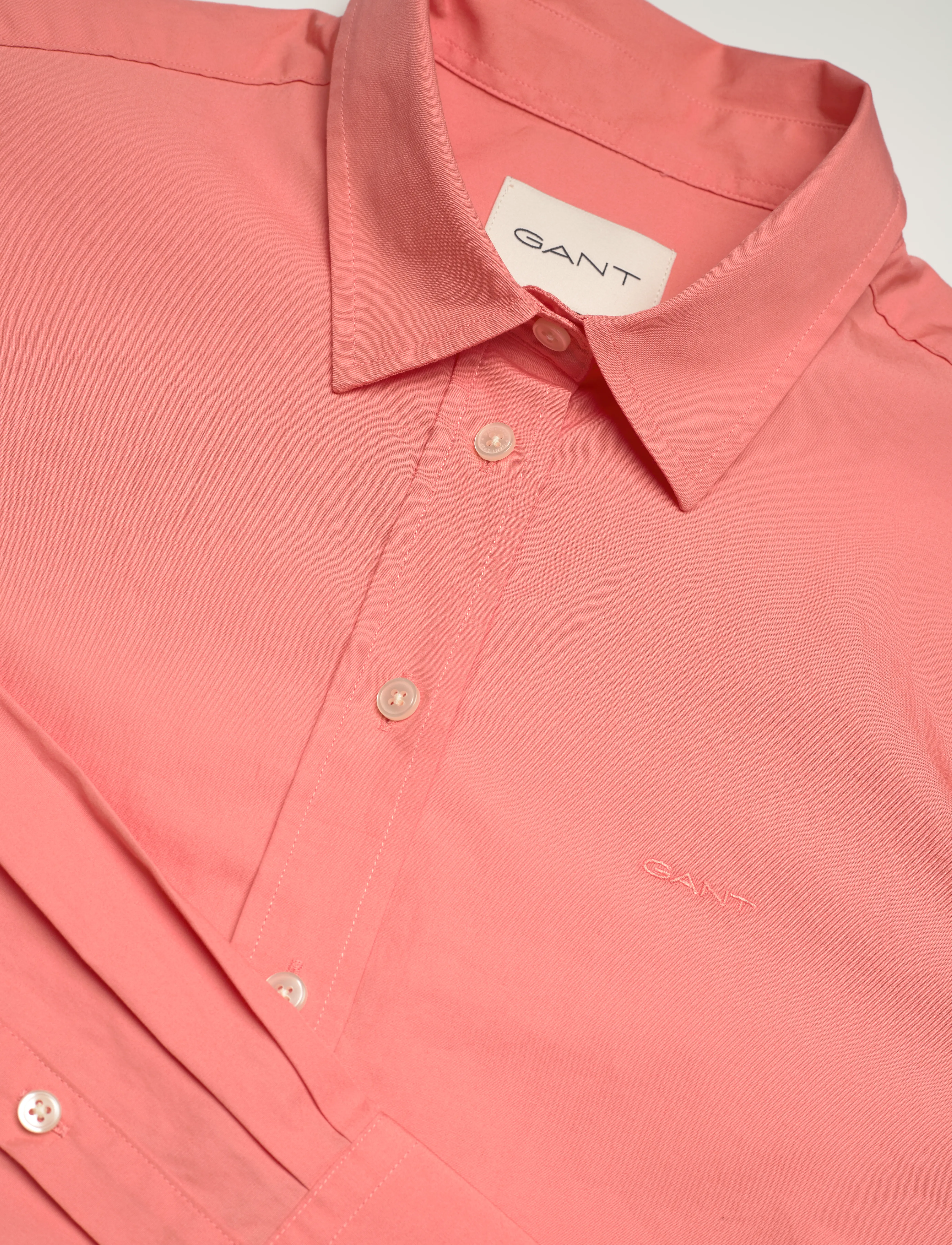 Gant - REG CLASSIC POPLIN SHIRT - peachy pink - 2