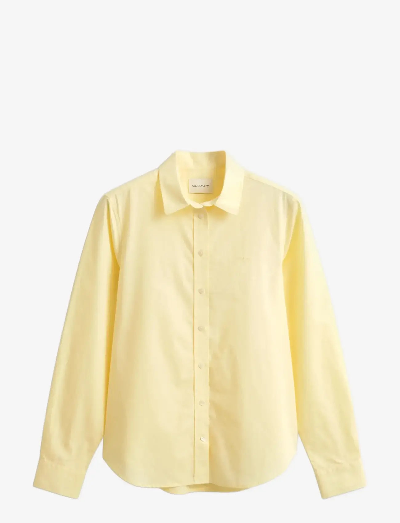 GANT - REG CLASSIC POPLIN SHIRT - pikkade varrukatega särgid - vanilla yellow - 1