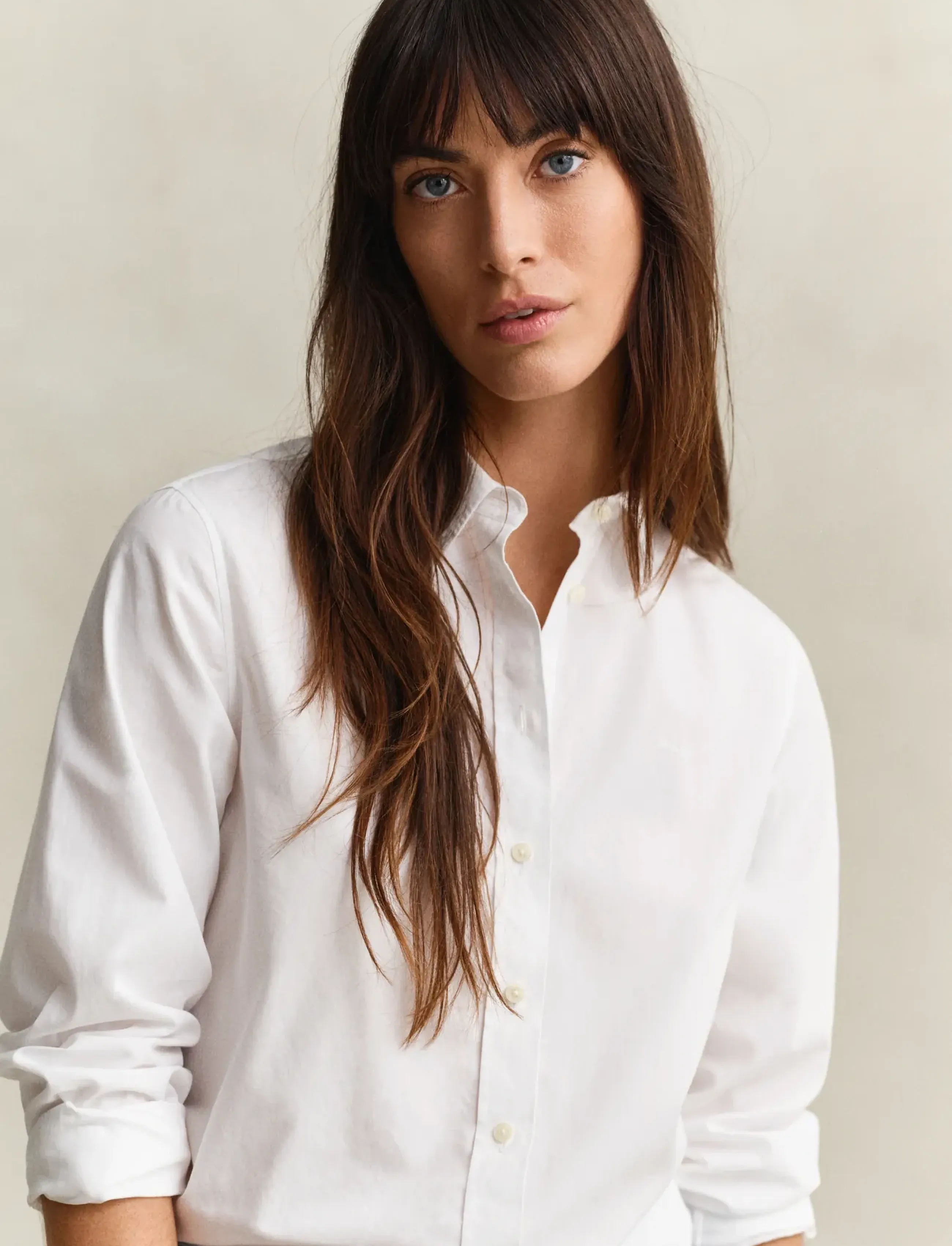 Gant - REG CLASSIC POPLIN SHIRT - långärmade skjortor - white - 3