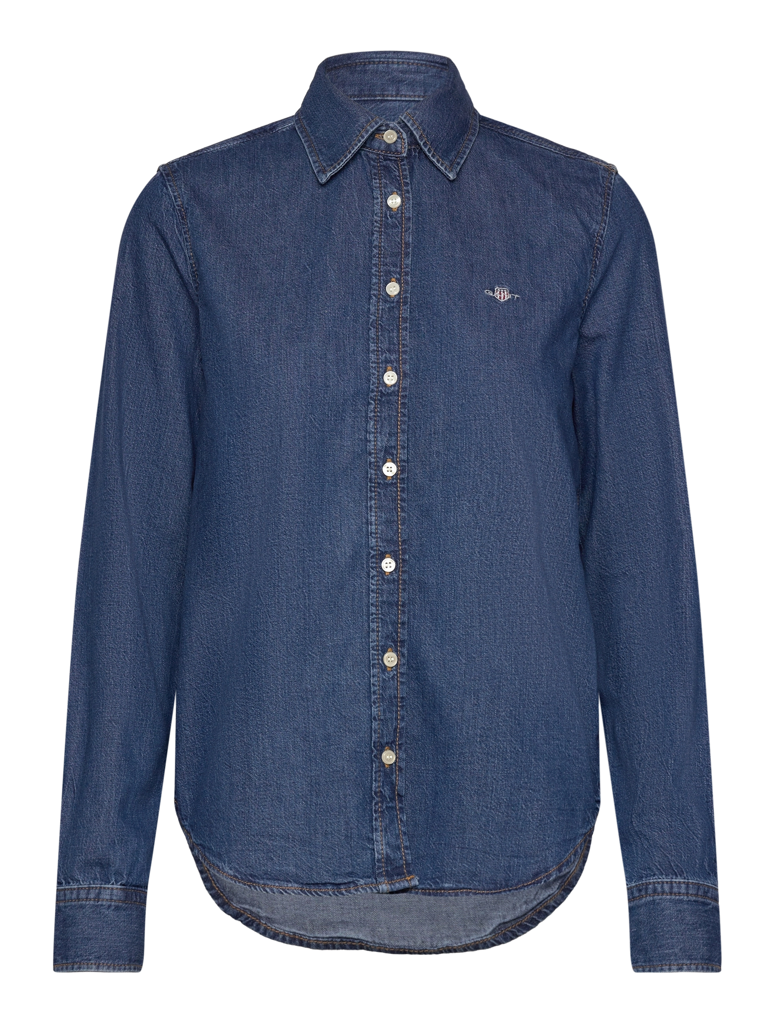 GANT Reg Denim Shirt Blau - 40 - Damen