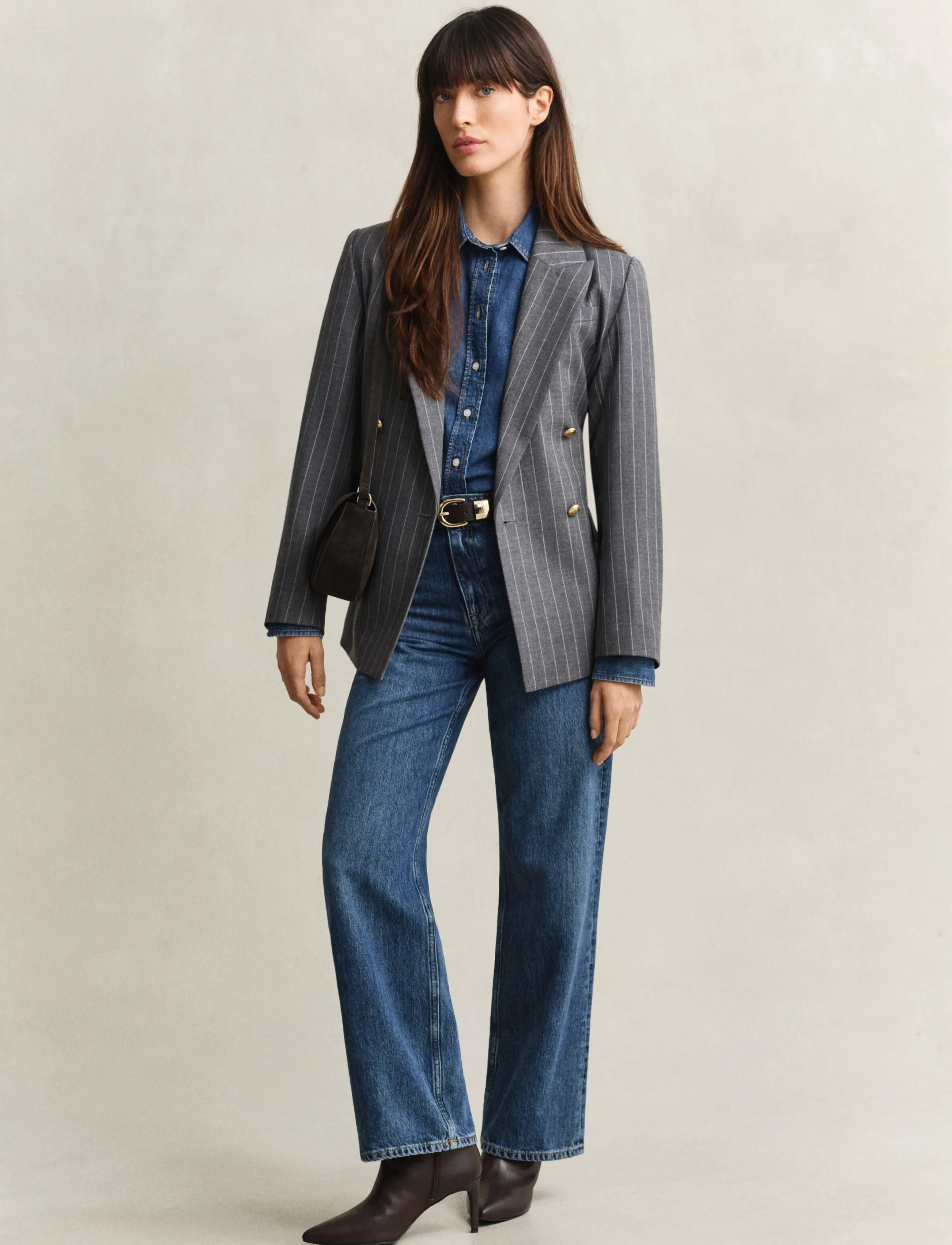 Gant - REG DENIM SHIRT - jeanshemden - indigo - 5