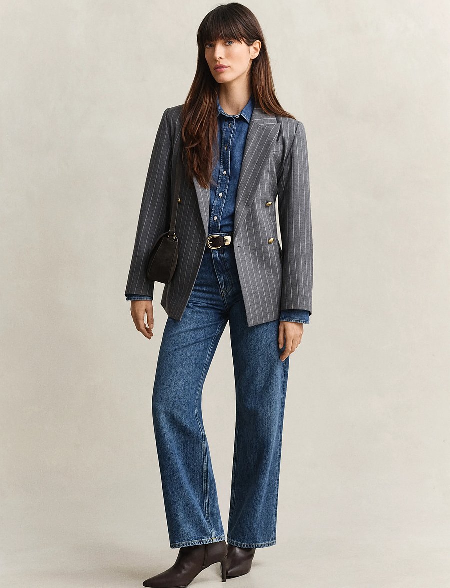 Gant - REG DENIM SHIRT - jeanshemden - indigo - 5