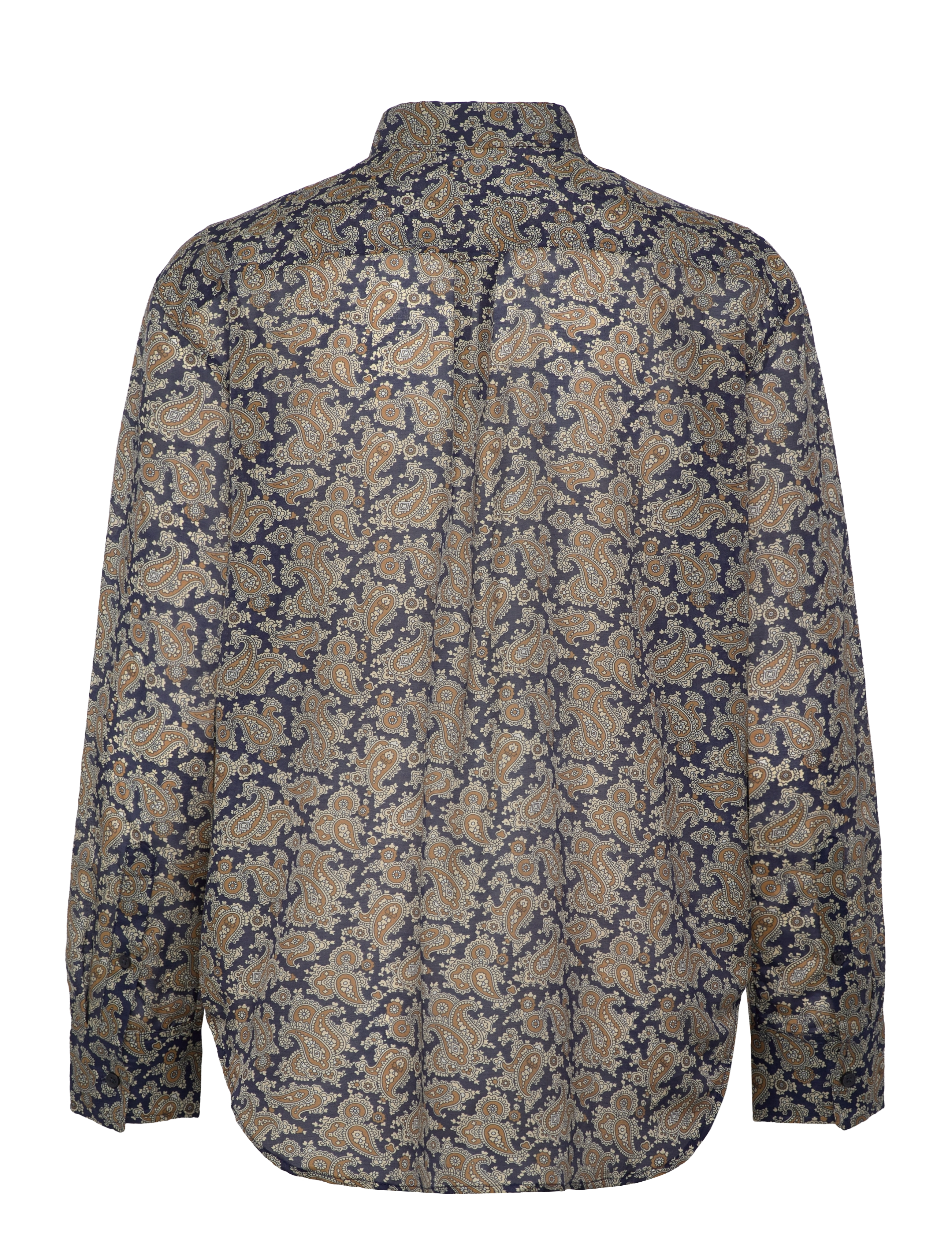 GANT - REL PAISLEY COT SILK SHIRT - persian blue - 2