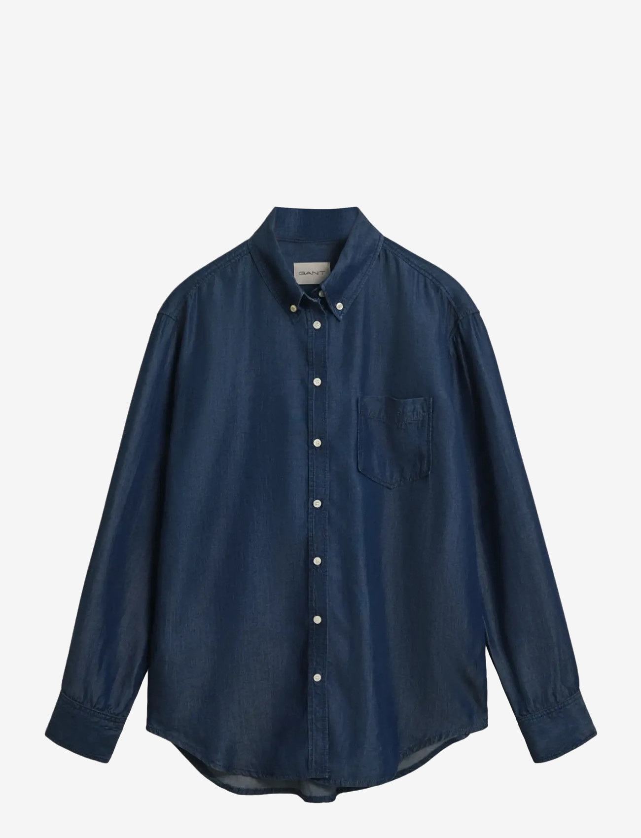 GANT - REL INDIGO SHIRT - jeanshemden - dark blue archive - 1