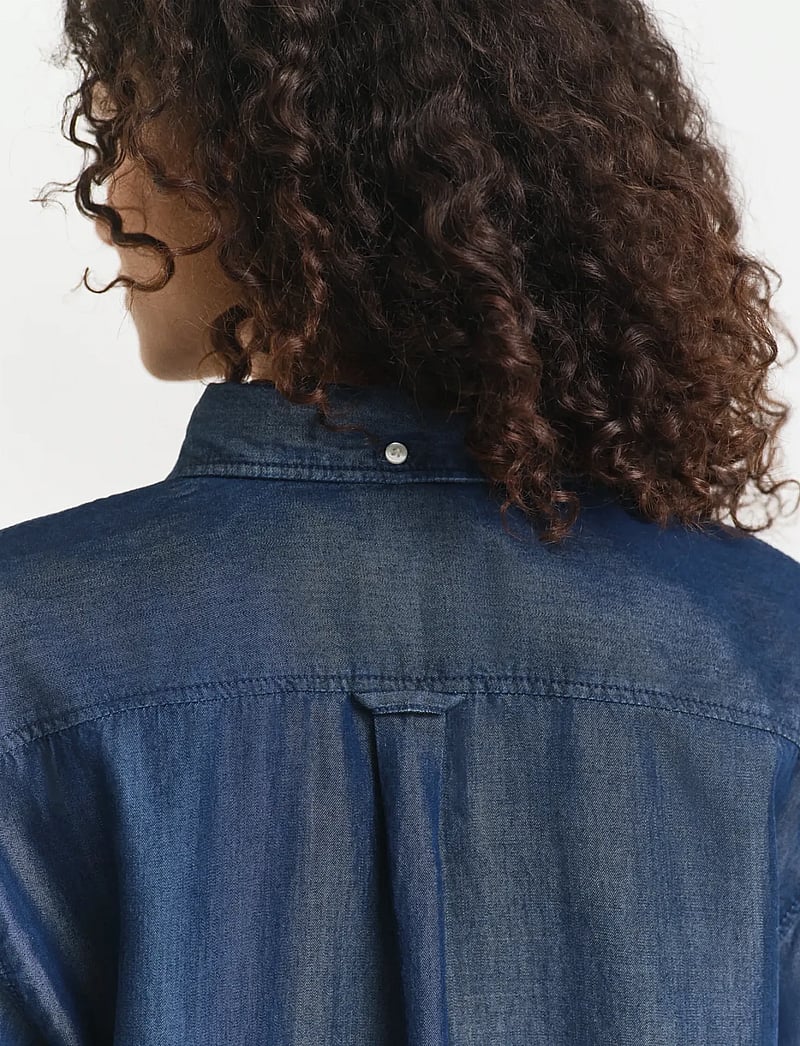 GANT - REL INDIGO SHIRT - jeanshemden - dark blue archive - 3