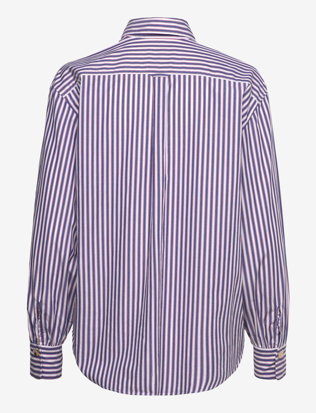 GANT - REL STRIPED VOLUME SLEEVE SHIRT - langärmlige hemden - white - 2