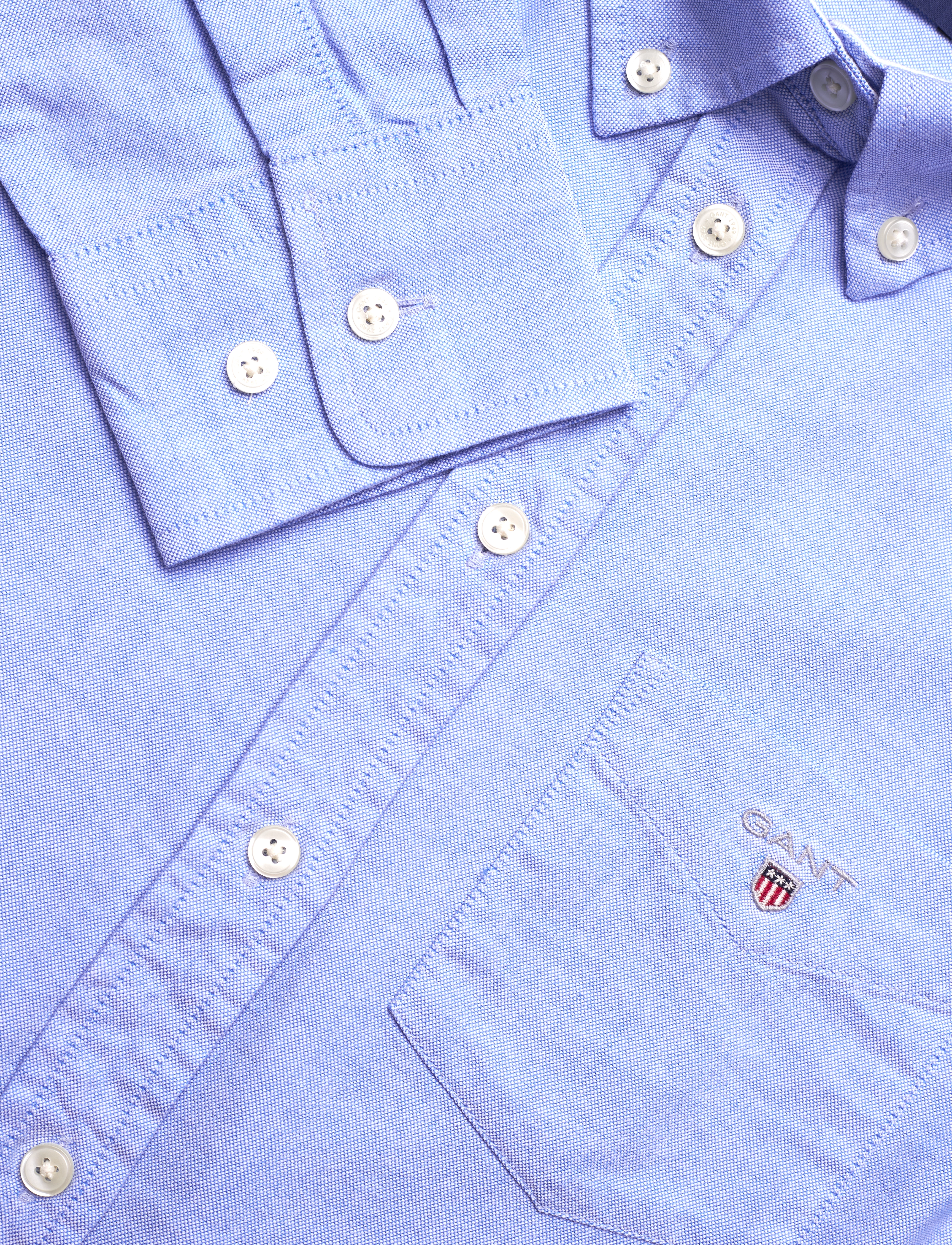 Gant - REG OXFORD SHIRT - marškiniai ilgomis rankovėmis - capri blue - 2