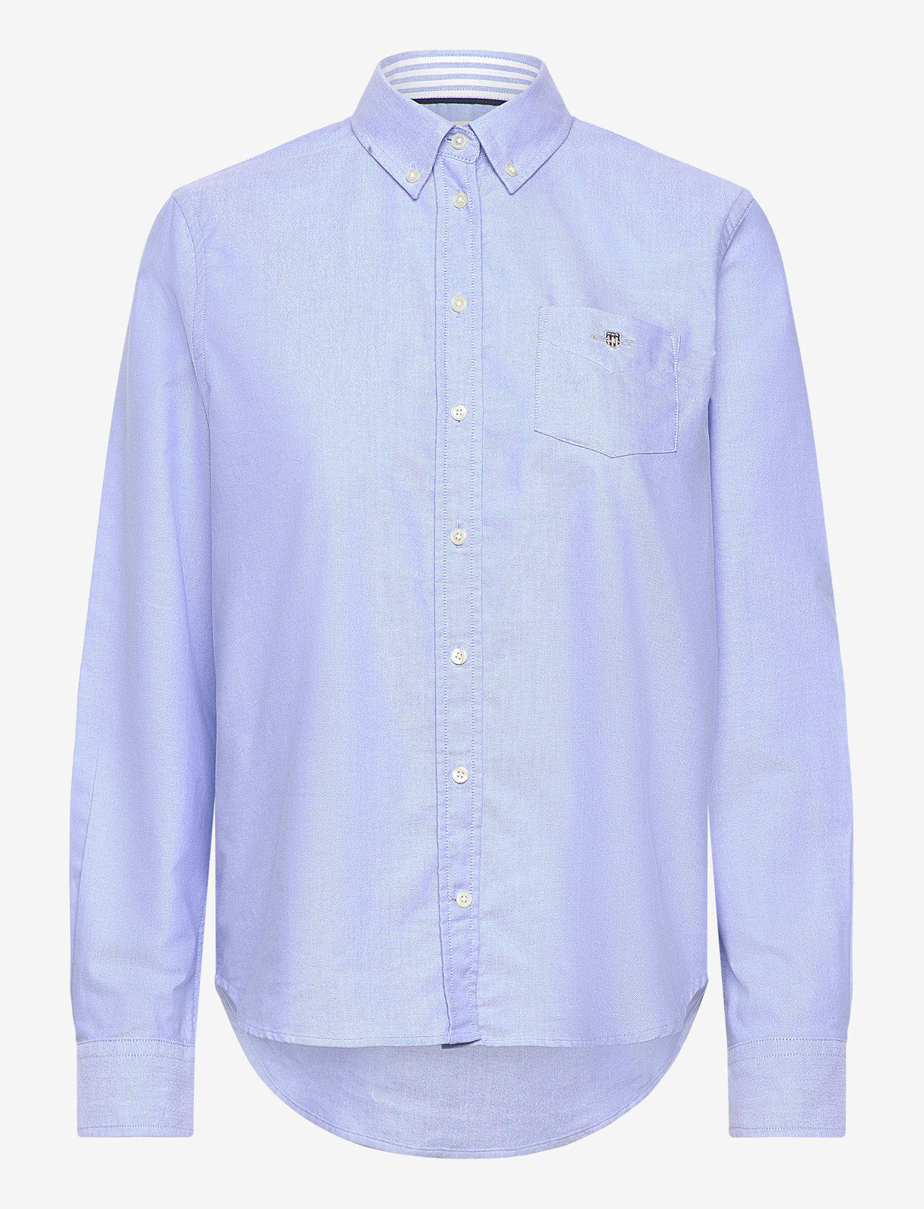 GANT - REG OXFORD SHIRT - långärmade skjortor - capri blue - 0