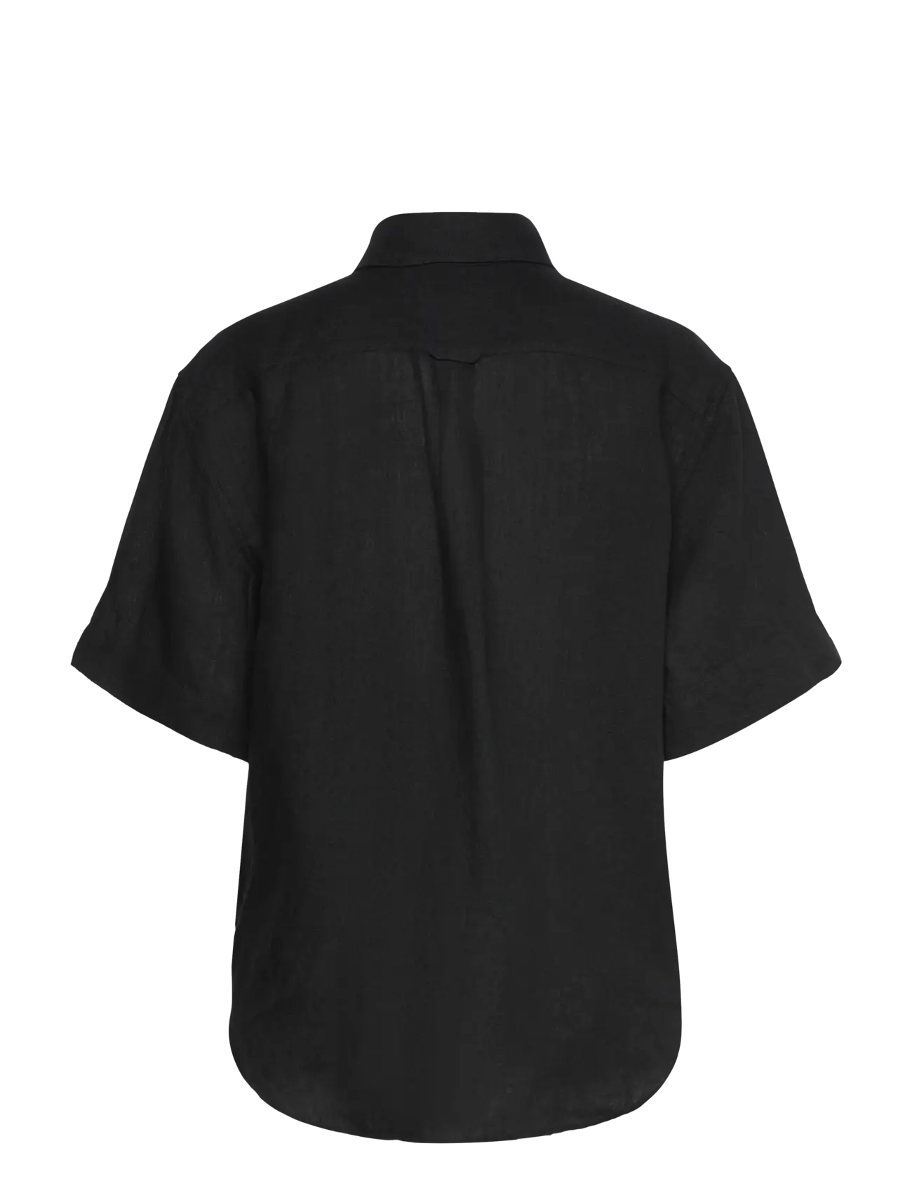 Gant - REL LINEN SS SHIRT - leinenhemden - black - 2