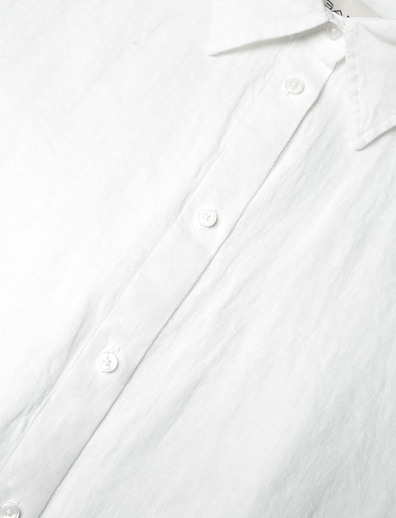 GANT - REL LINEN SS SHIRT - leinenhemden - white - 2