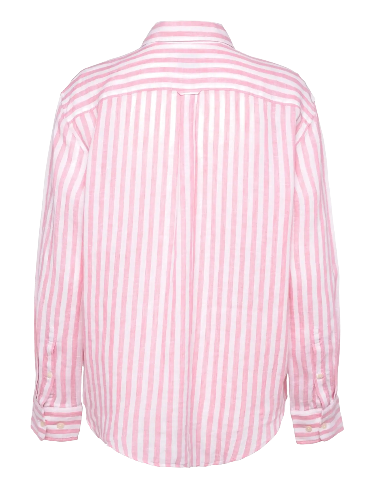 Gant - REL STRIPED LINEN SHIRT - geranium pink - 2