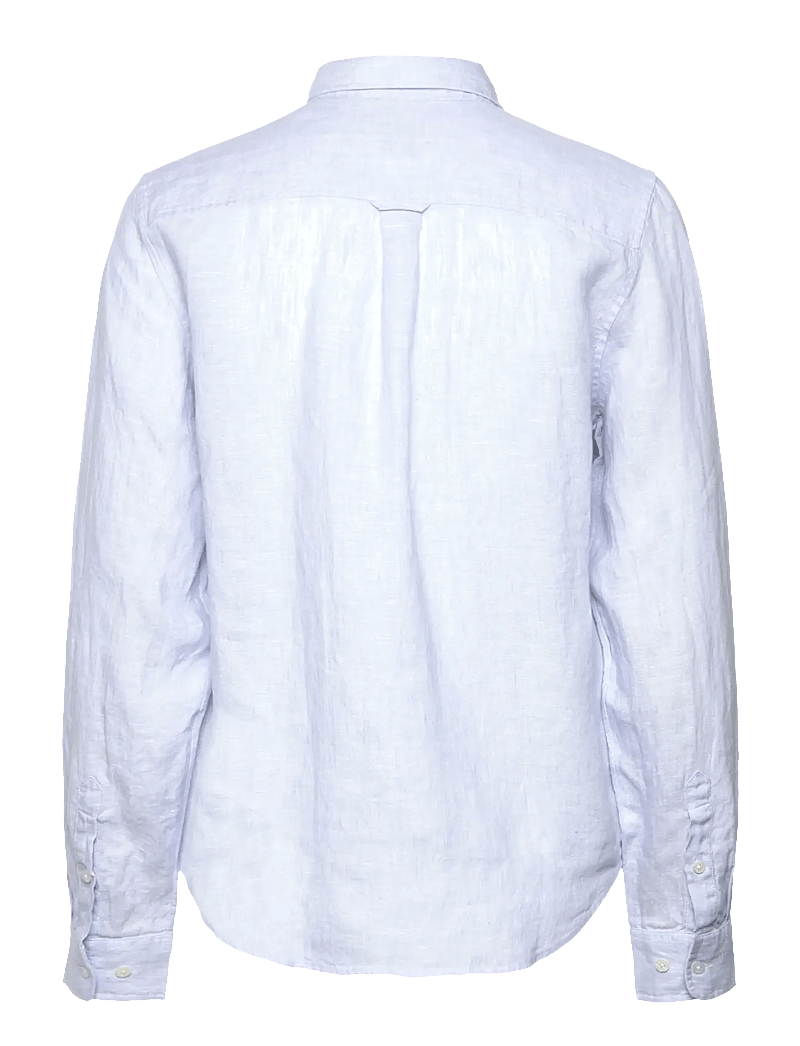 GANT - REG LINEN SHIRT - linneskjortor - light blue - 1