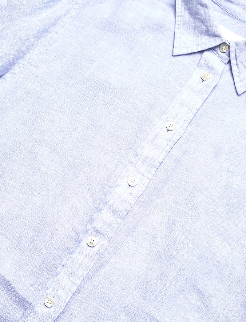 GANT - REG LINEN SHIRT - linneskjortor - light blue - 2
