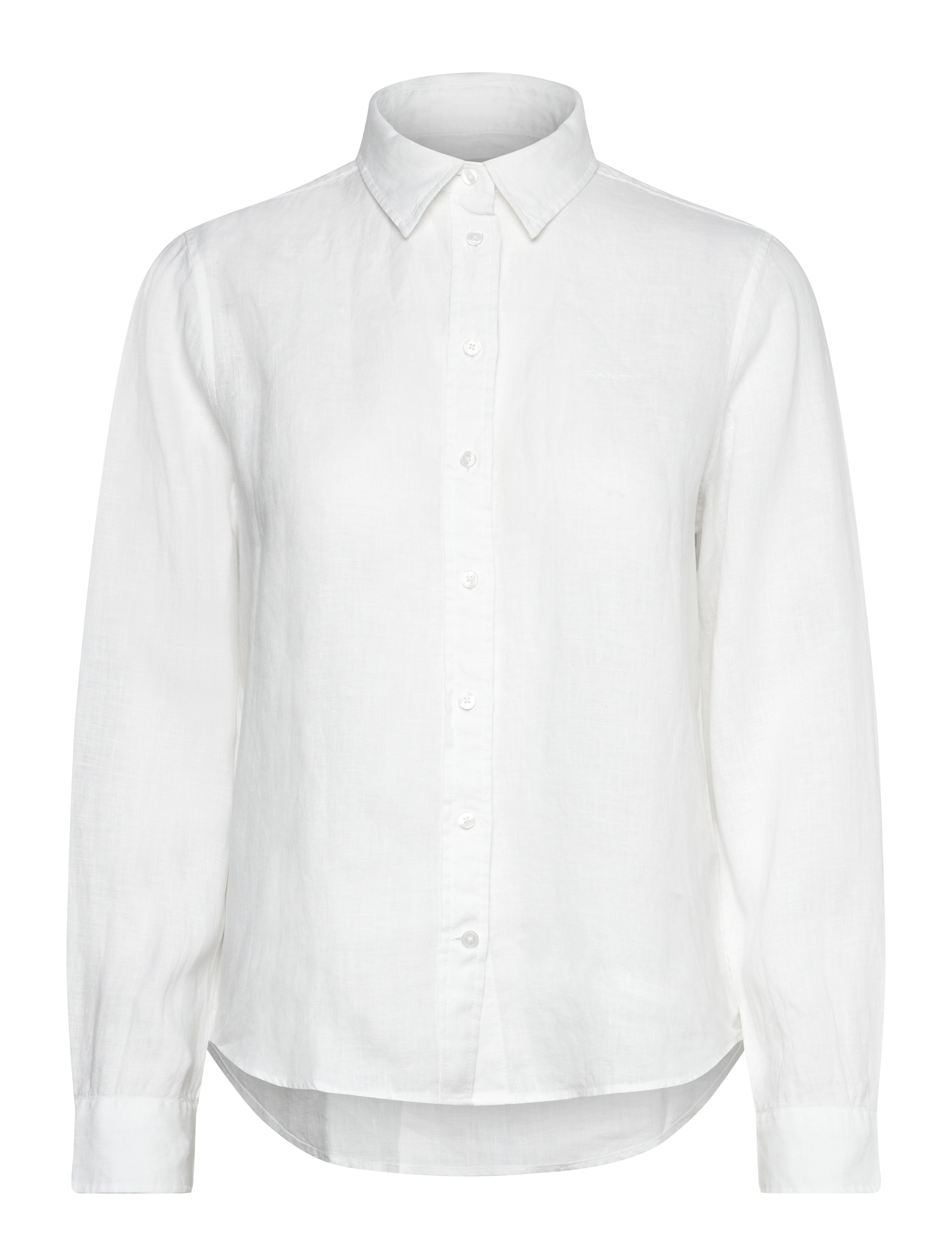 GANT Reg Linen Shirt Weiß - 42 - Damen