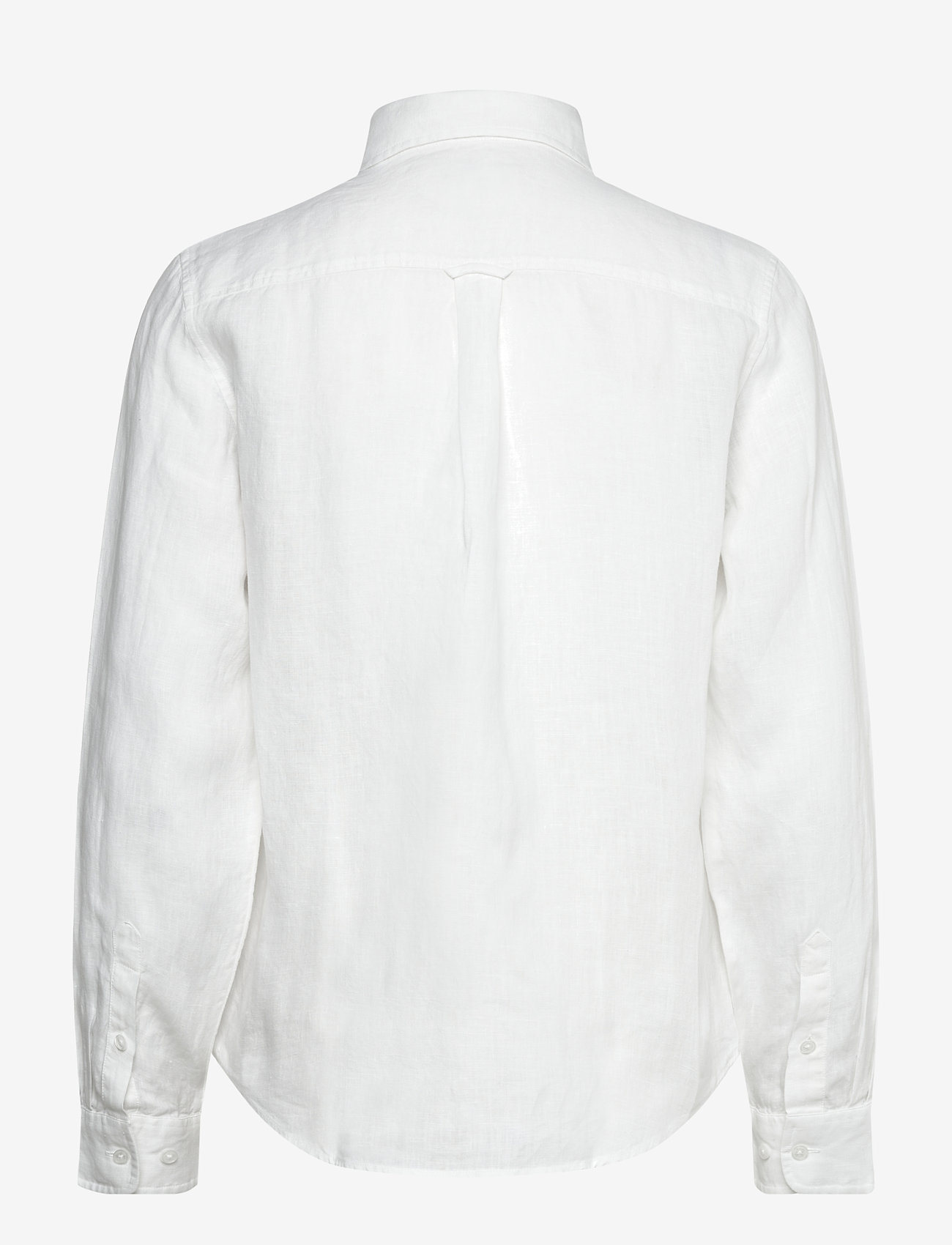 GANT - REG LINEN SHIRT - lina krekli - white - 2